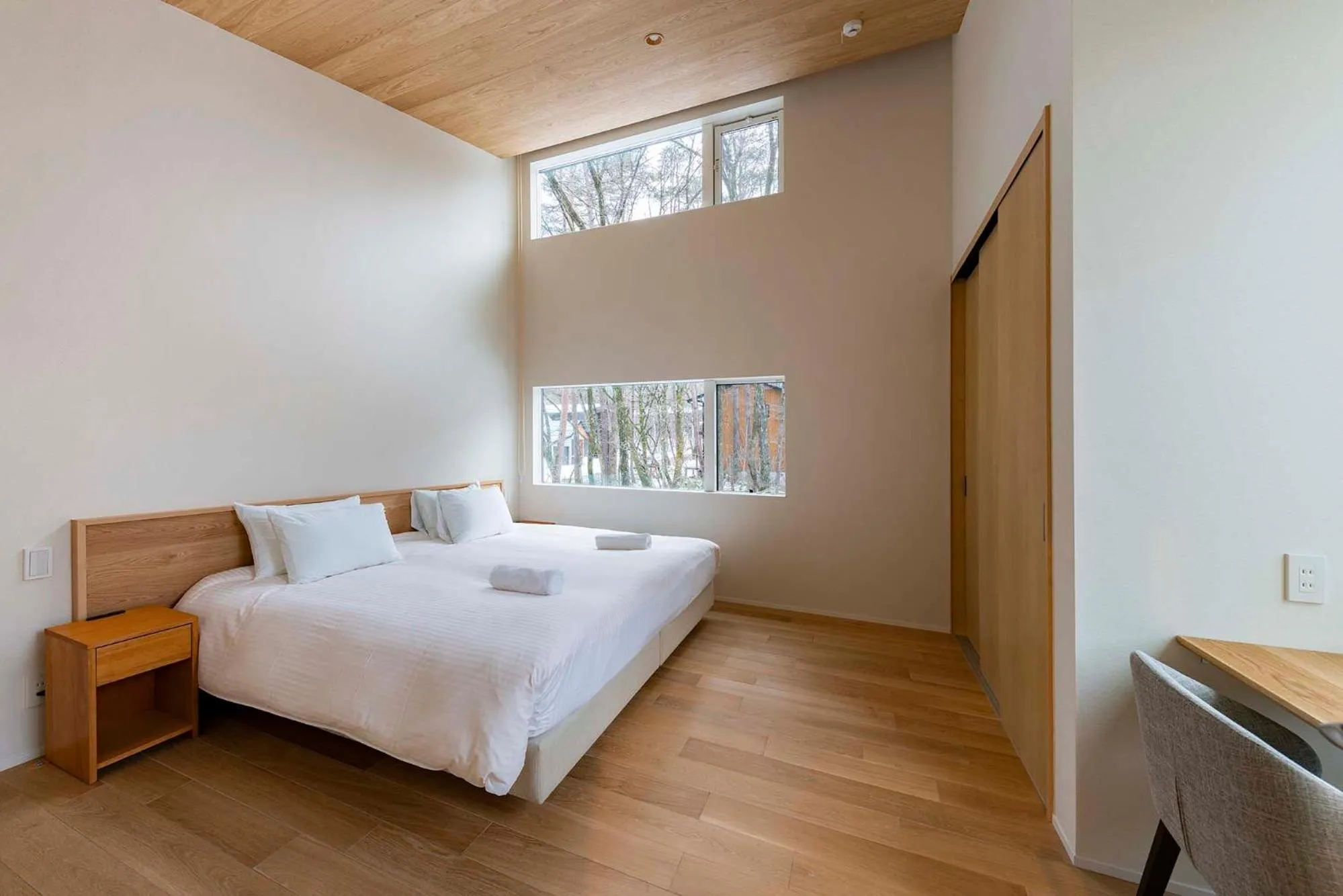 Bedroom, Bed in Kairos by the Mountain by The Hakuba Collection