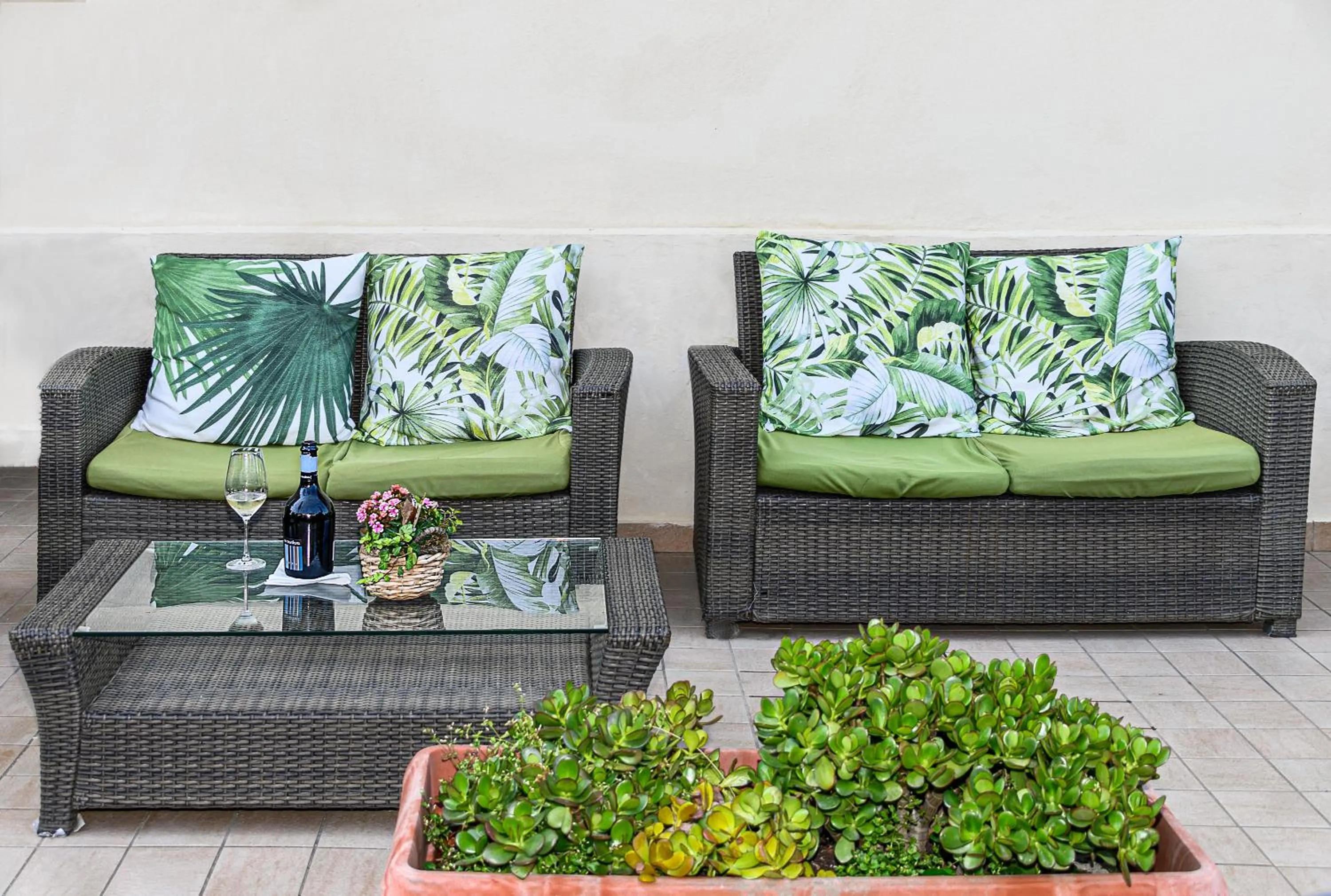 Garden in Hotel Paris