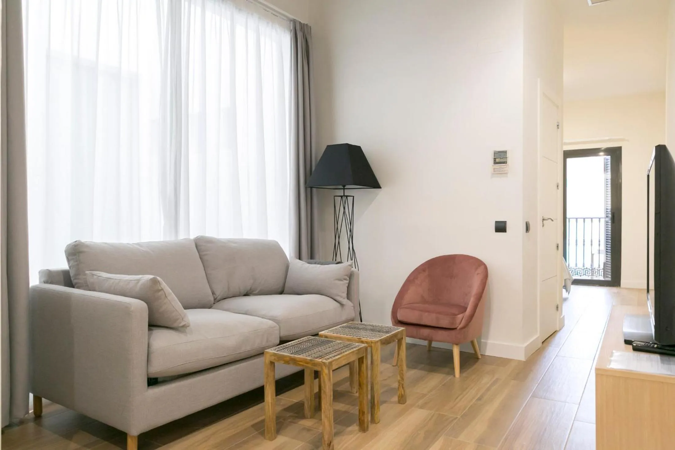 Living room in Aqua Apartments Málaga