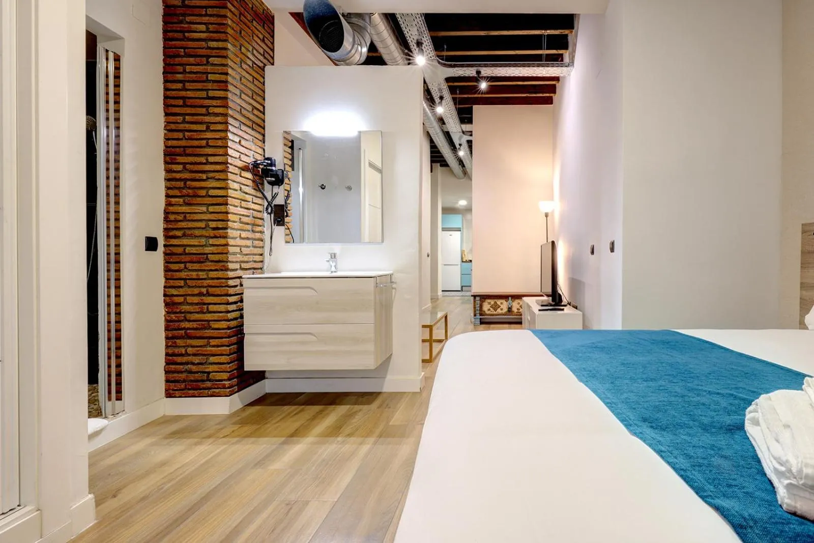 Bedroom, Bed in Aqua Apartments Málaga