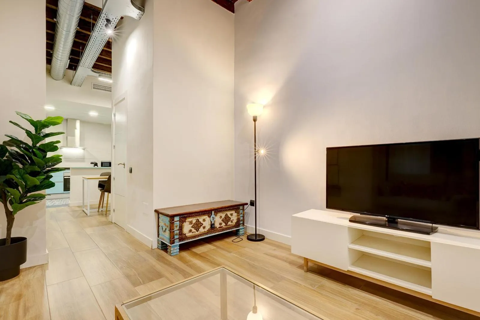 TV and multimedia in Aqua Apartments Málaga