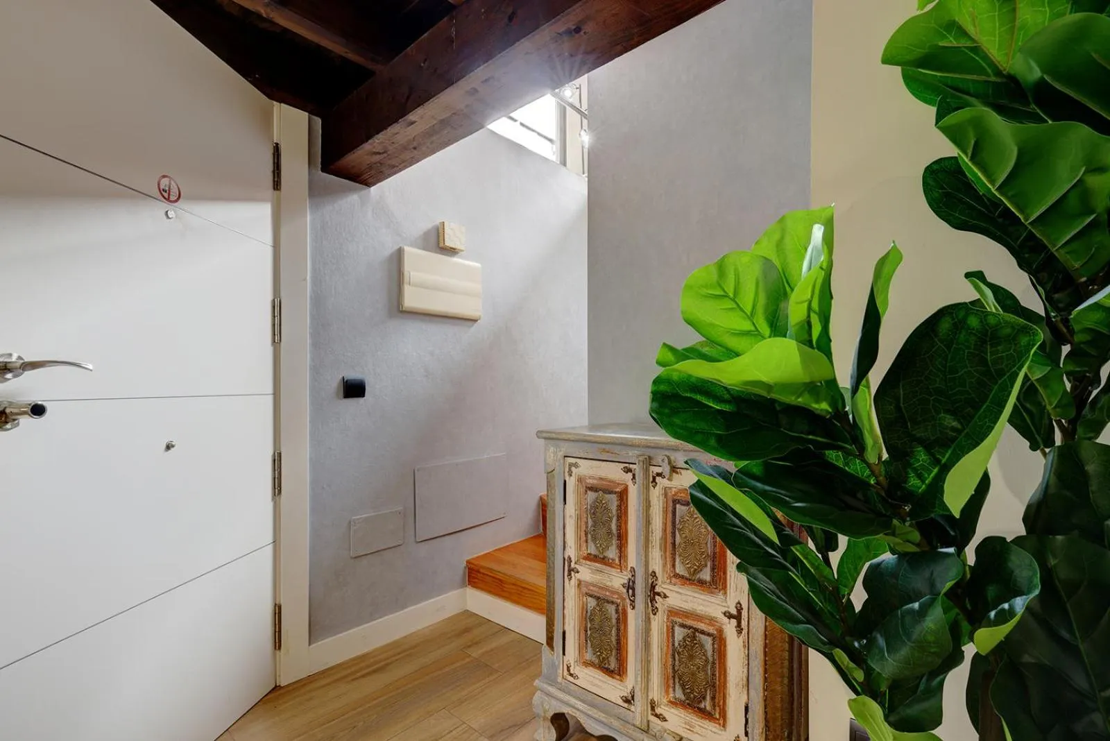 Lobby or reception in Aqua Apartments Málaga