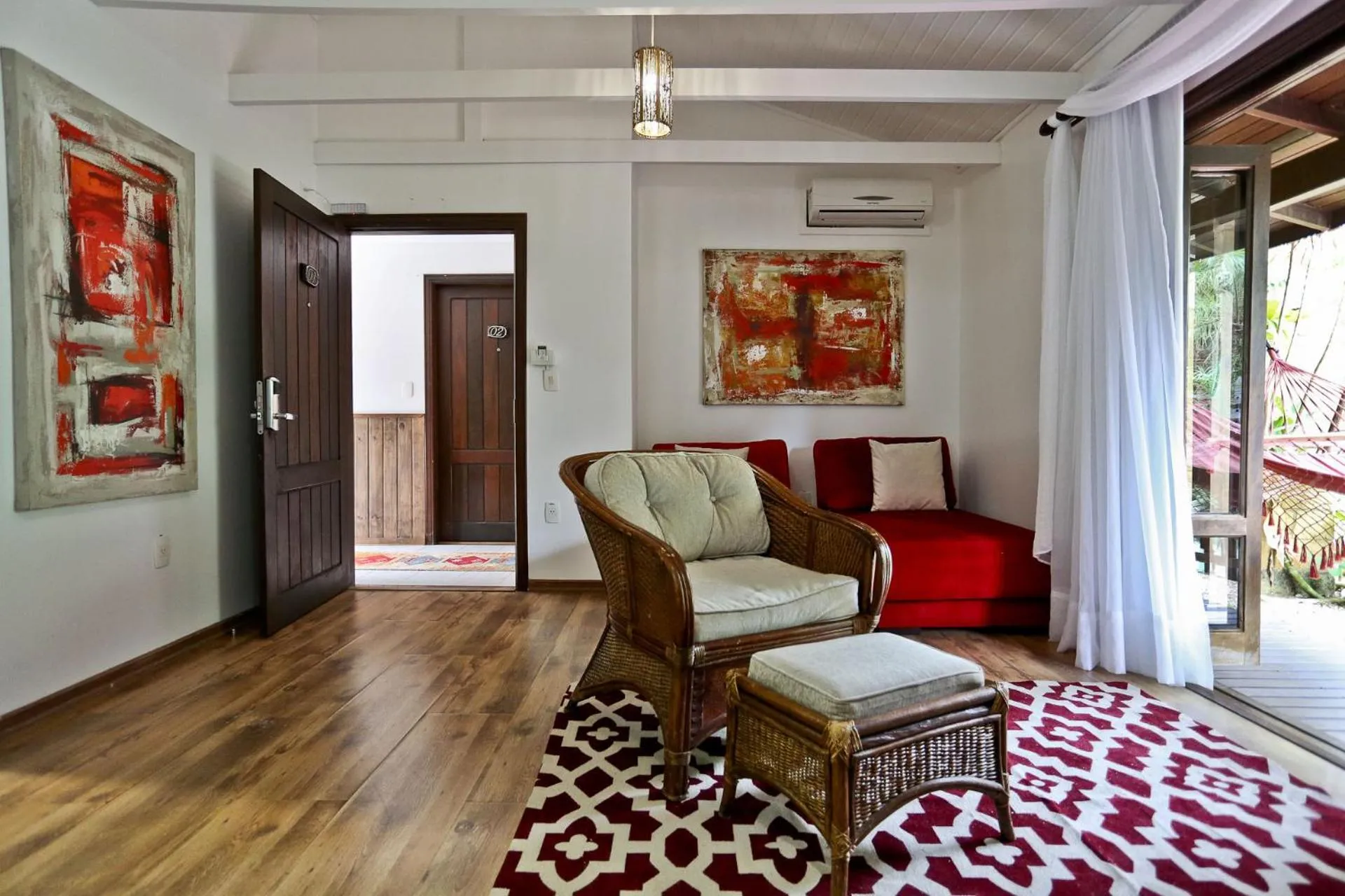 Seating area in Estaleiro Guest House