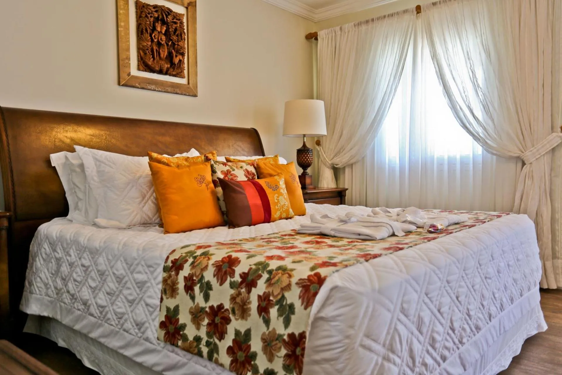 Bed in Estaleiro Guest House