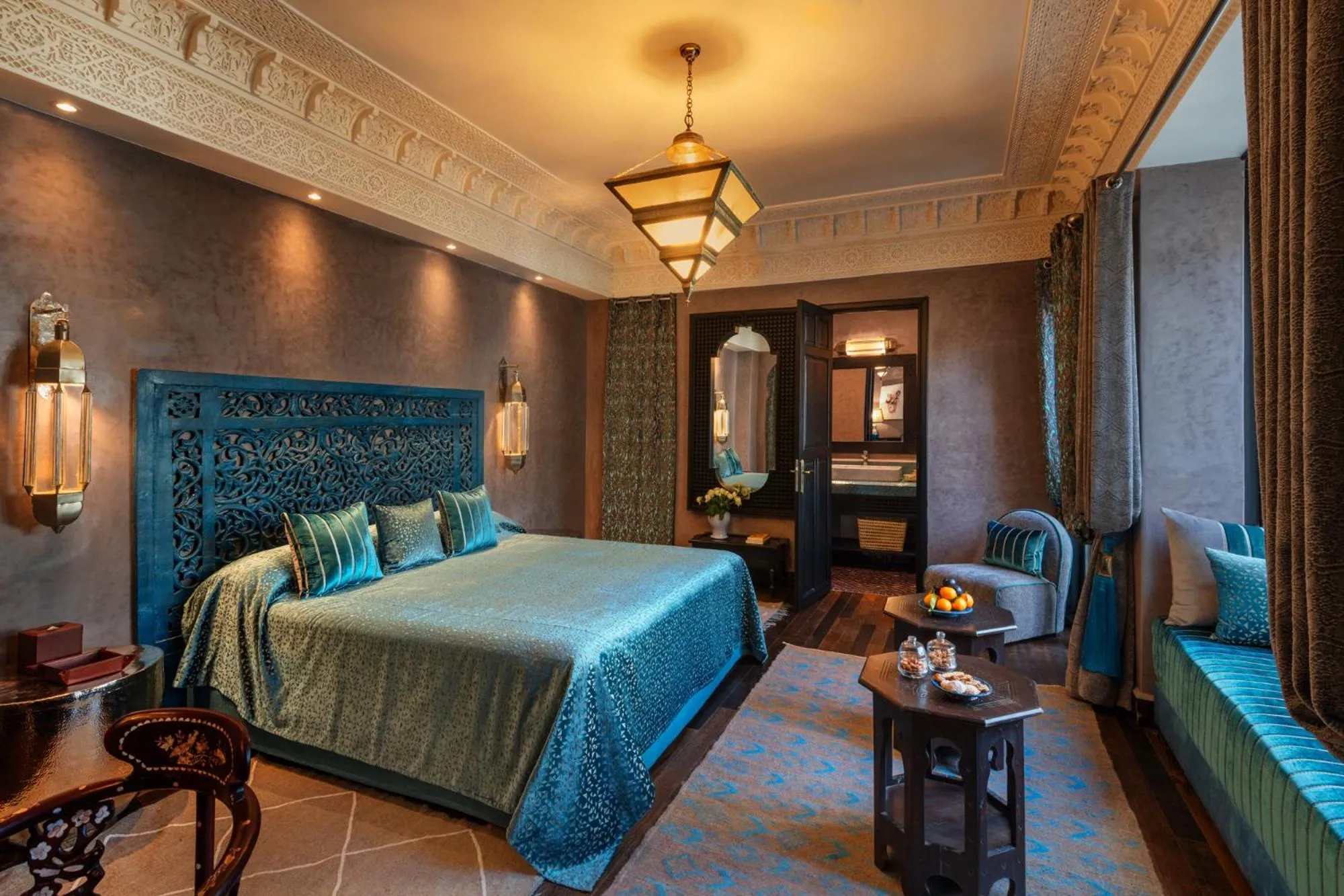 Bed in Riad Kheirredine