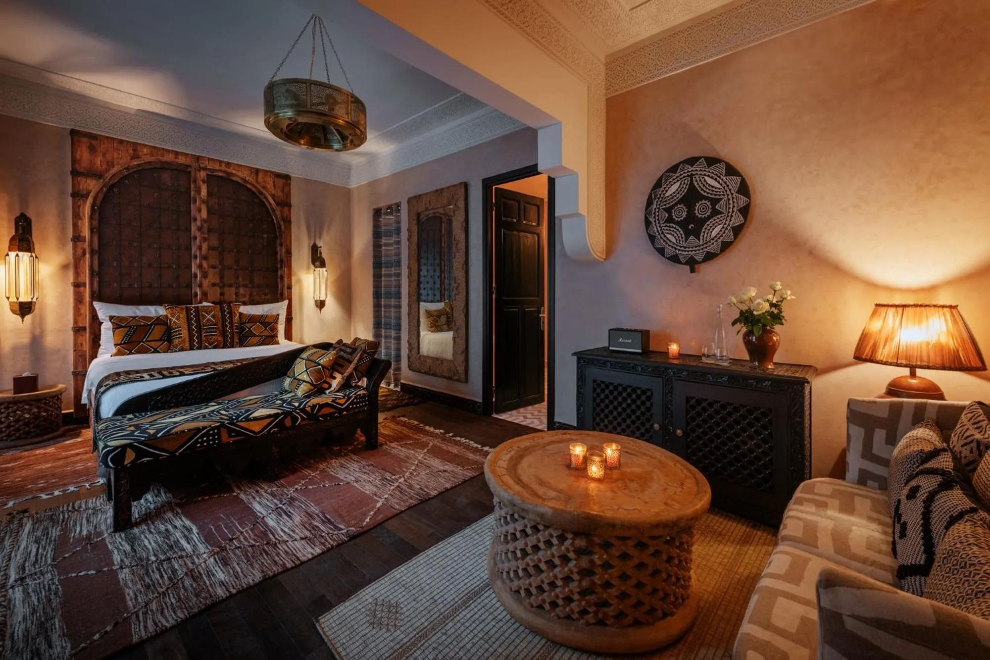 Bed in Riad Kheirredine