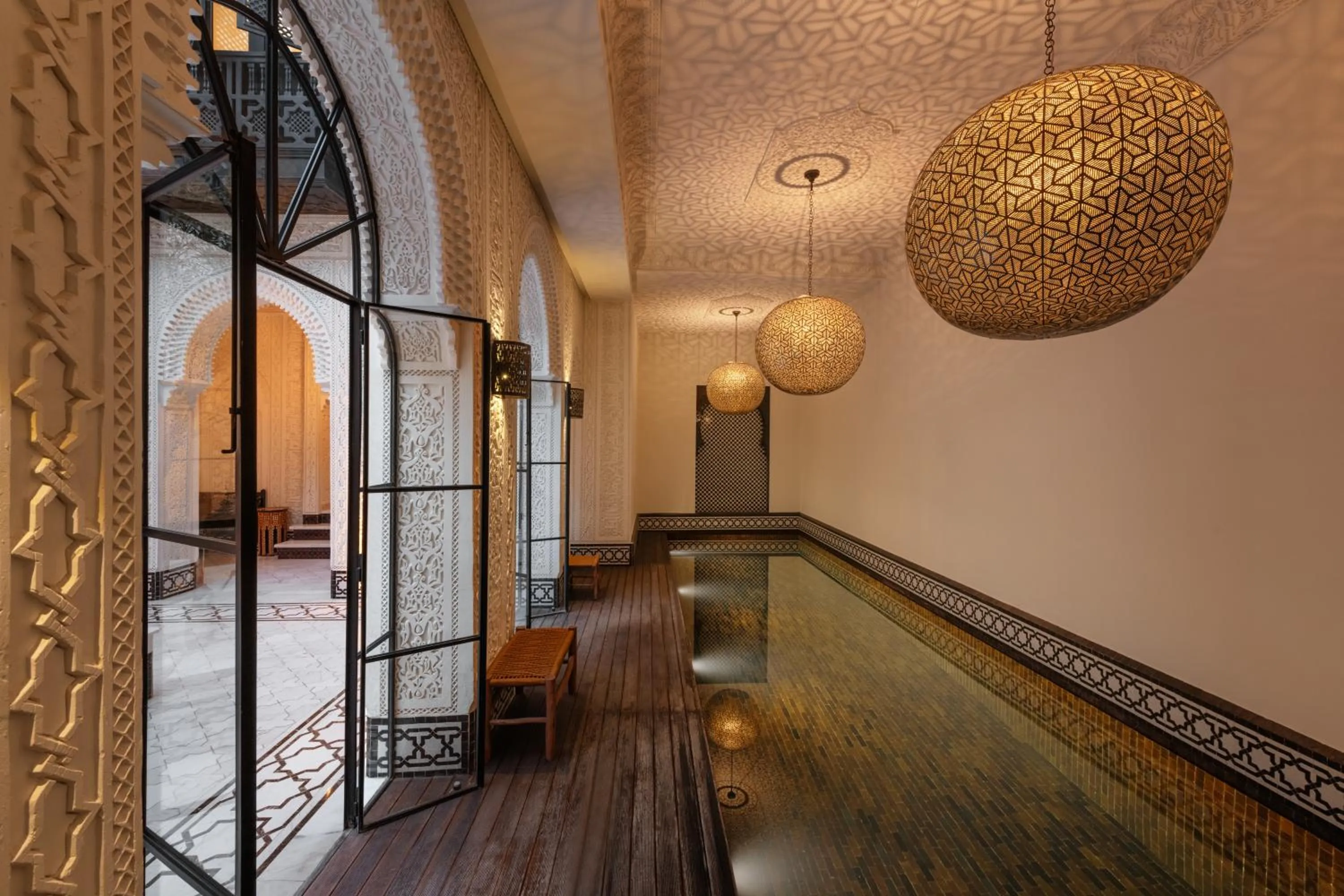 Seating area in Riad Kheirredine