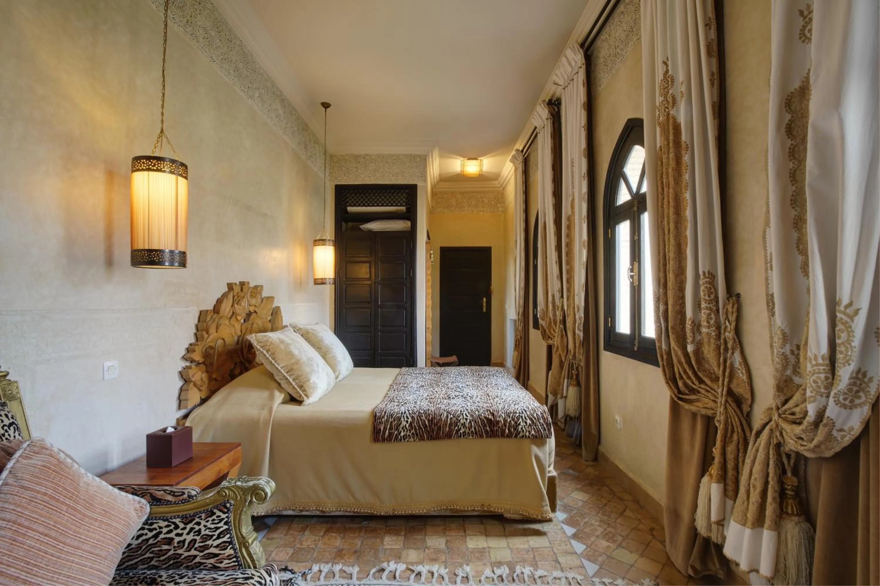 Bed in Riad Kheirredine