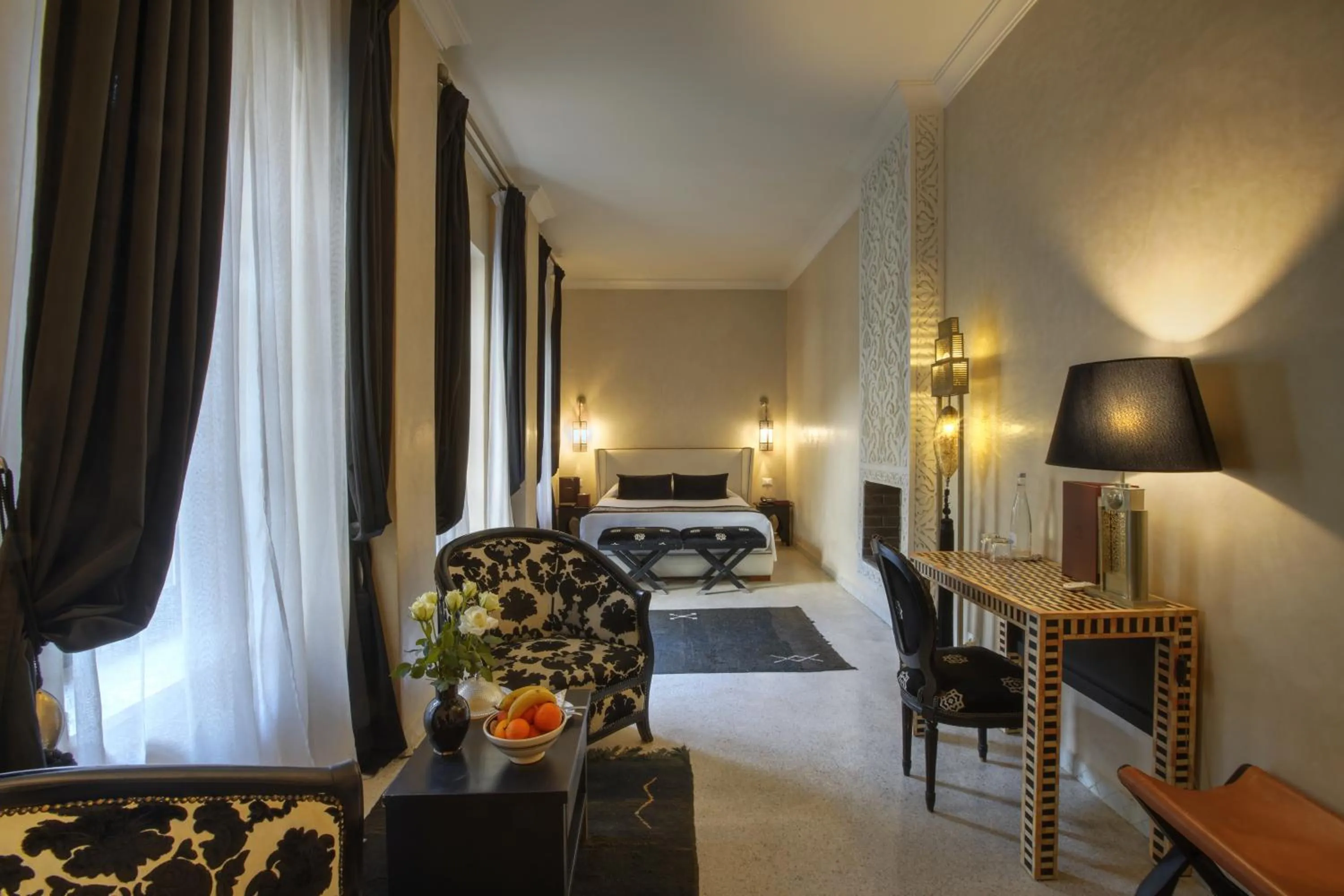 Bed in Riad Kheirredine