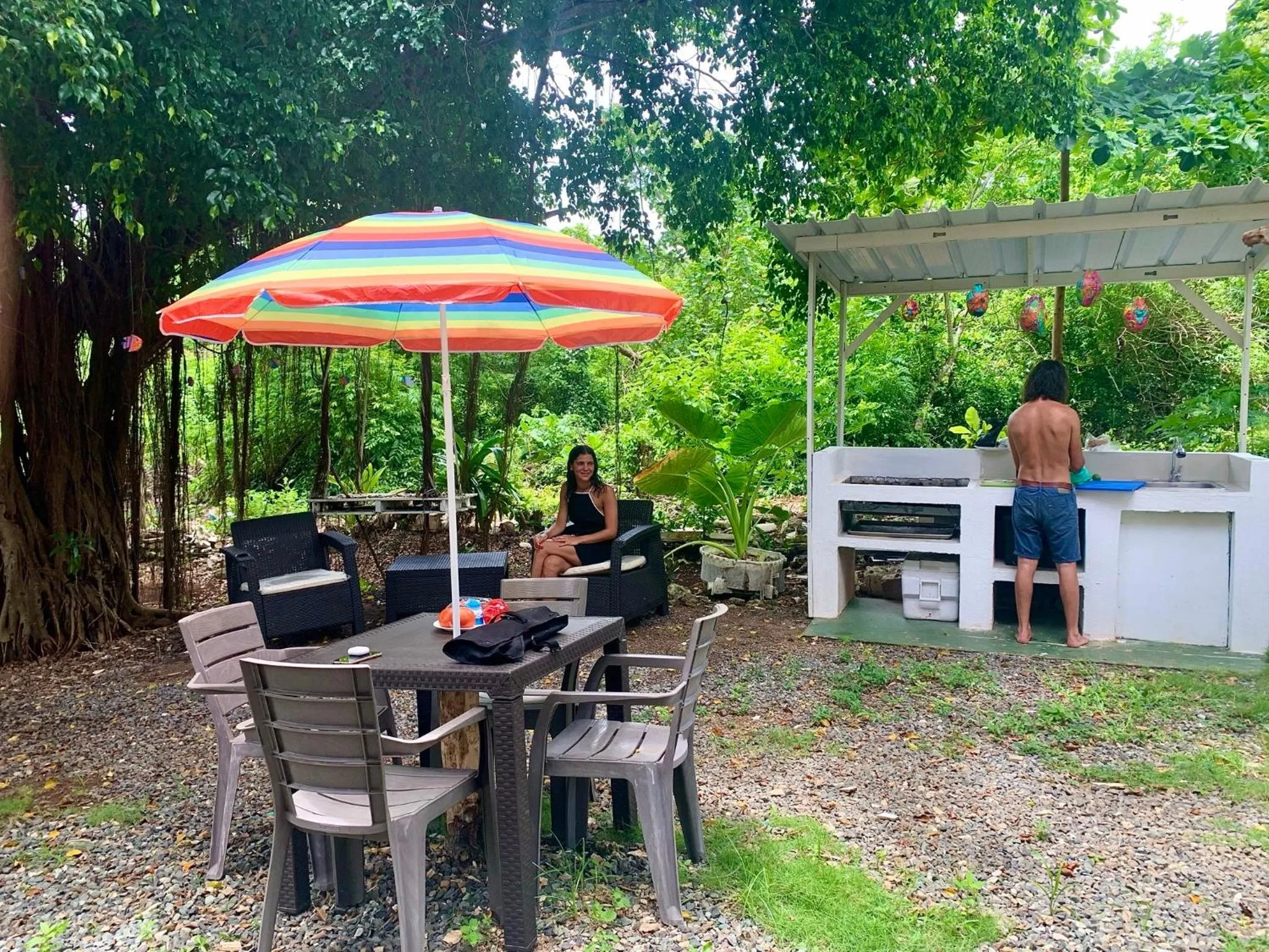 Day in Casa de las Flores tropical