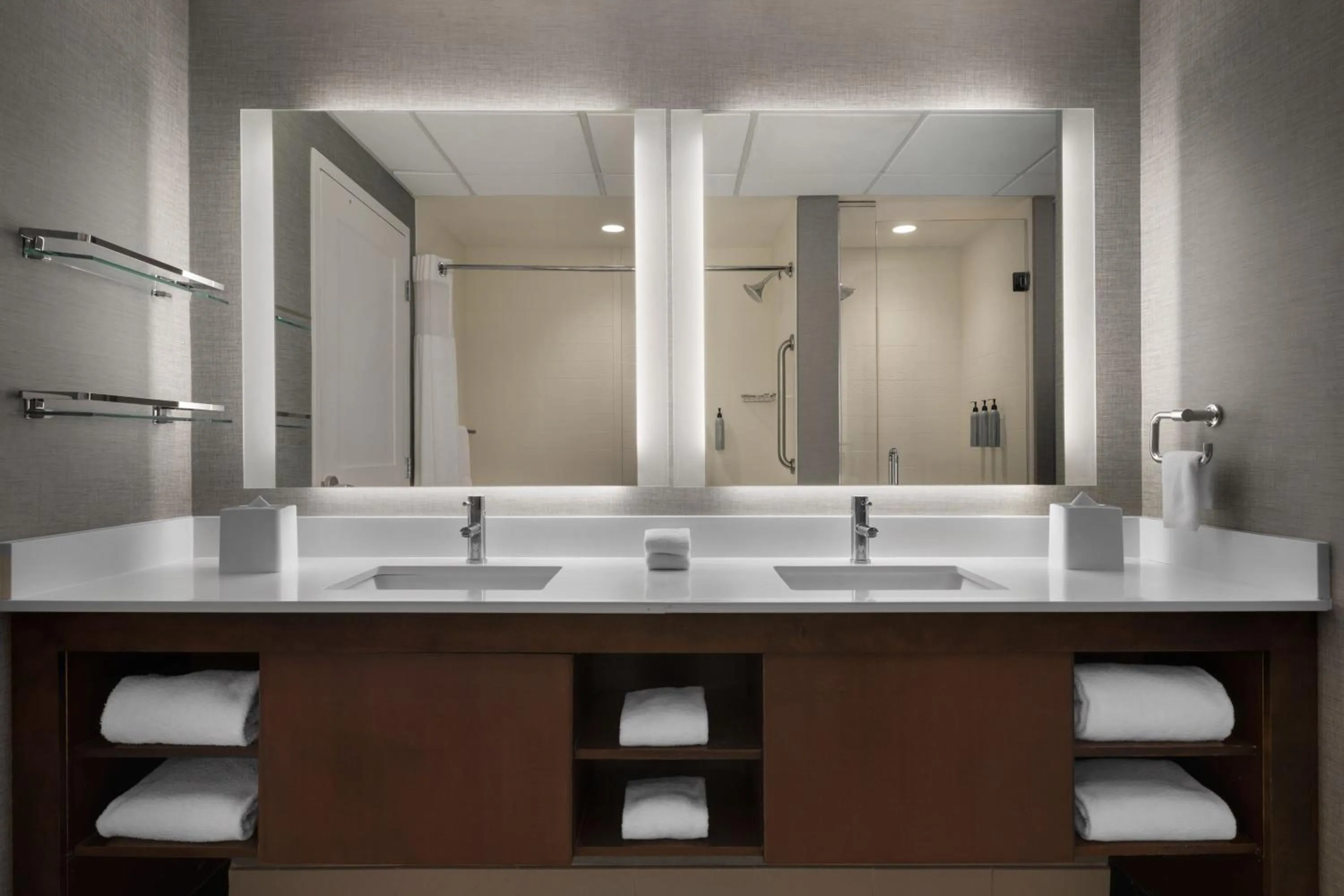 Bathroom in Residence Inn by Marriott Omaha Downtown Old Market Area