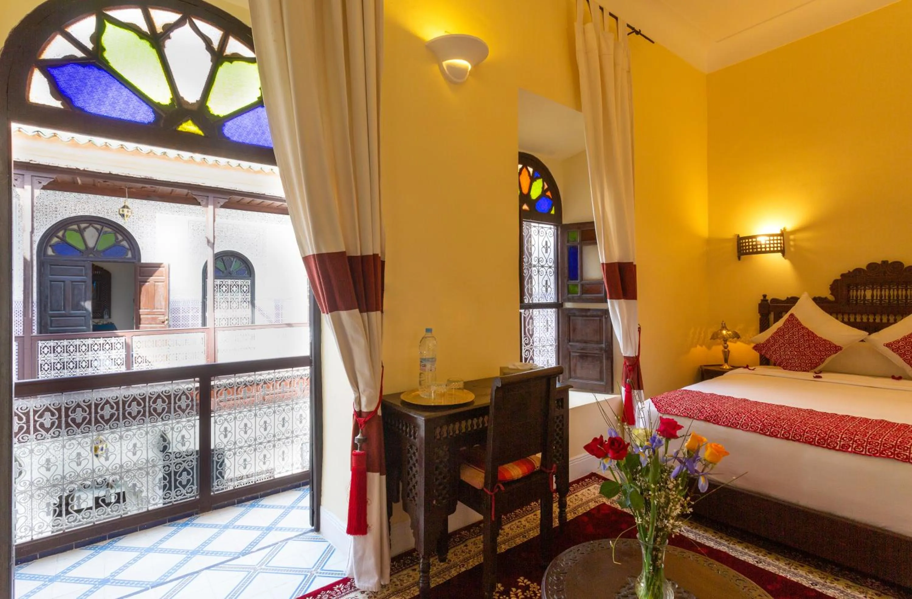 View (from property/room), Bed in Riad Al Jana