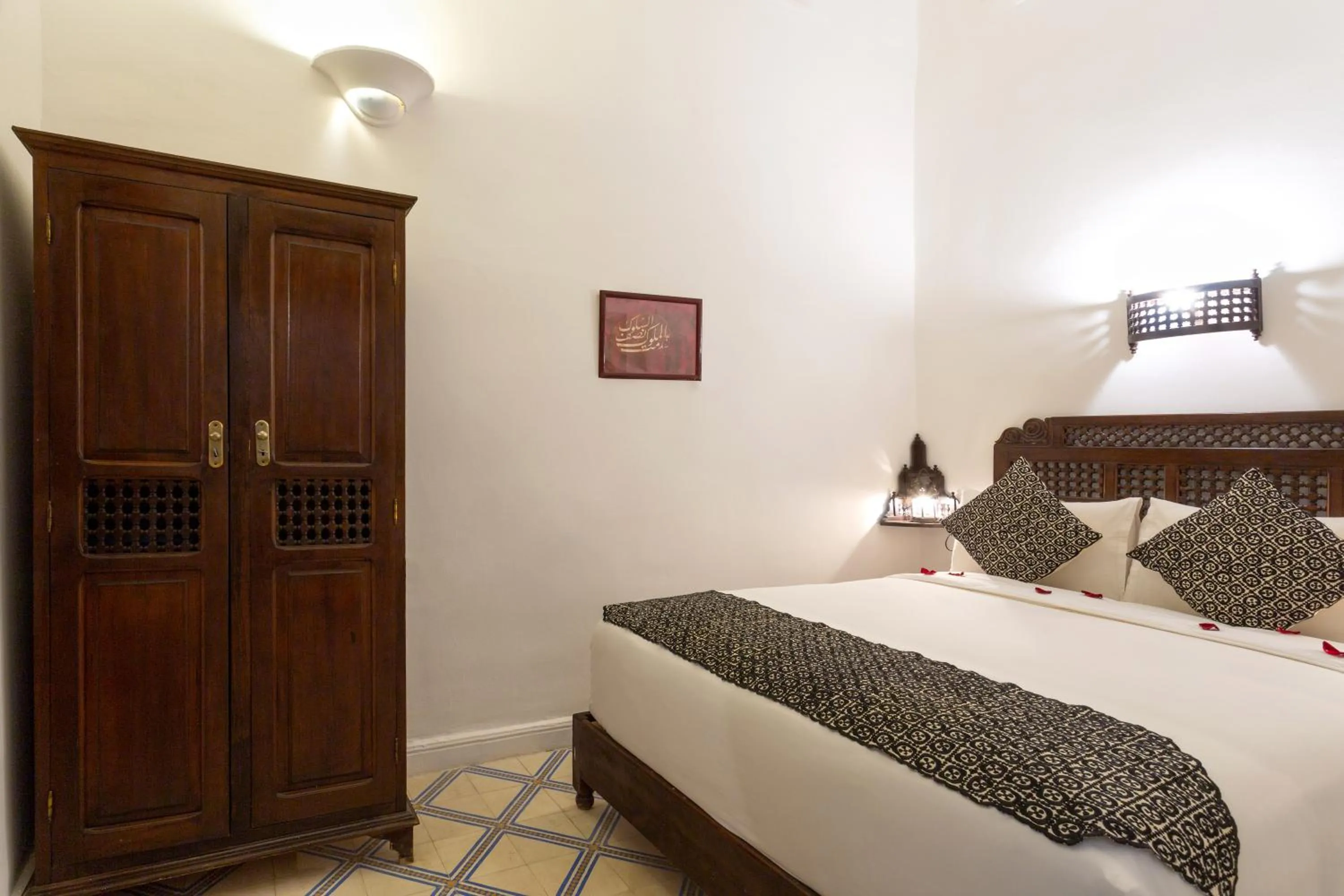 Bed in Riad Al Jana