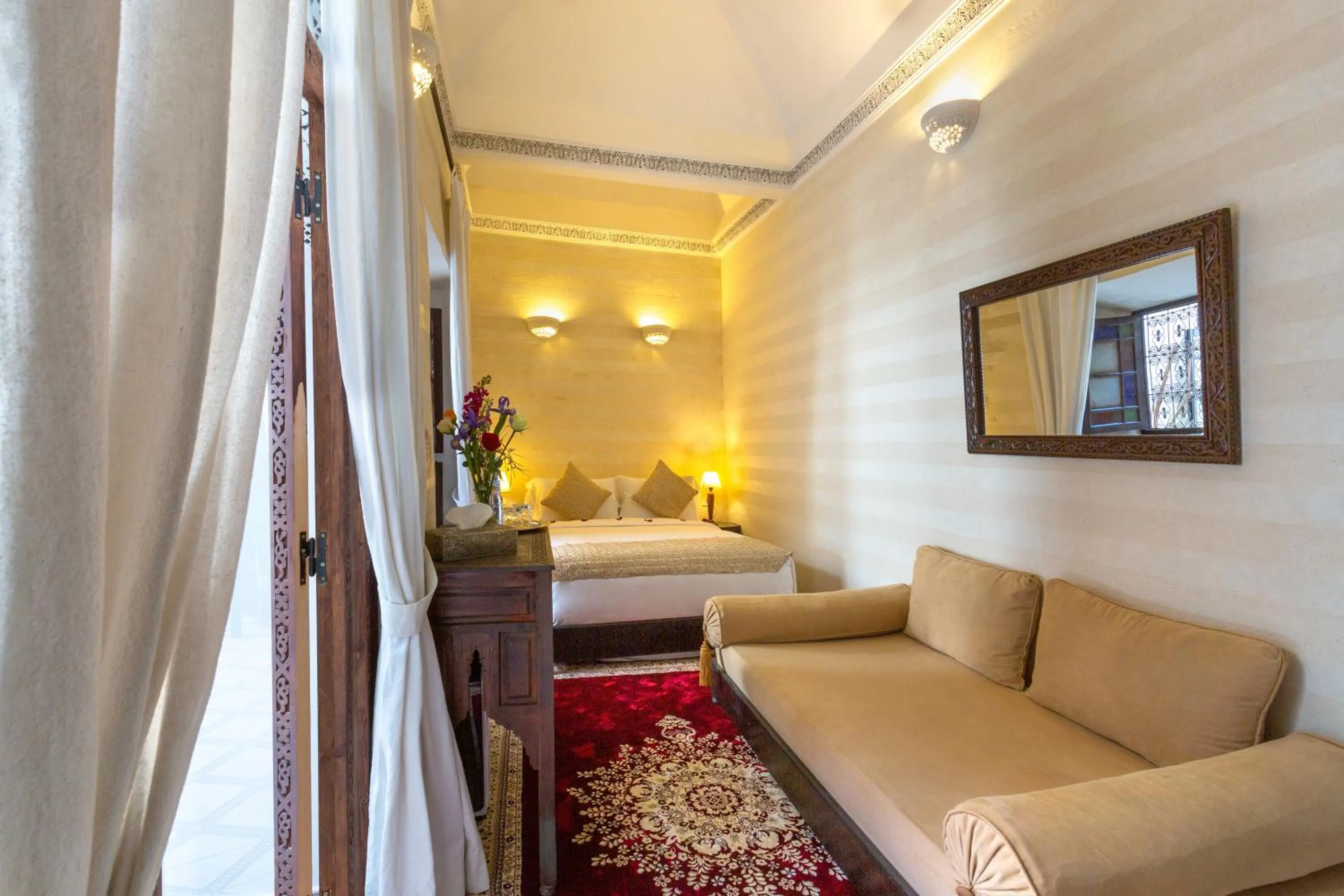 Bathroom, Bed in Riad Al Jana