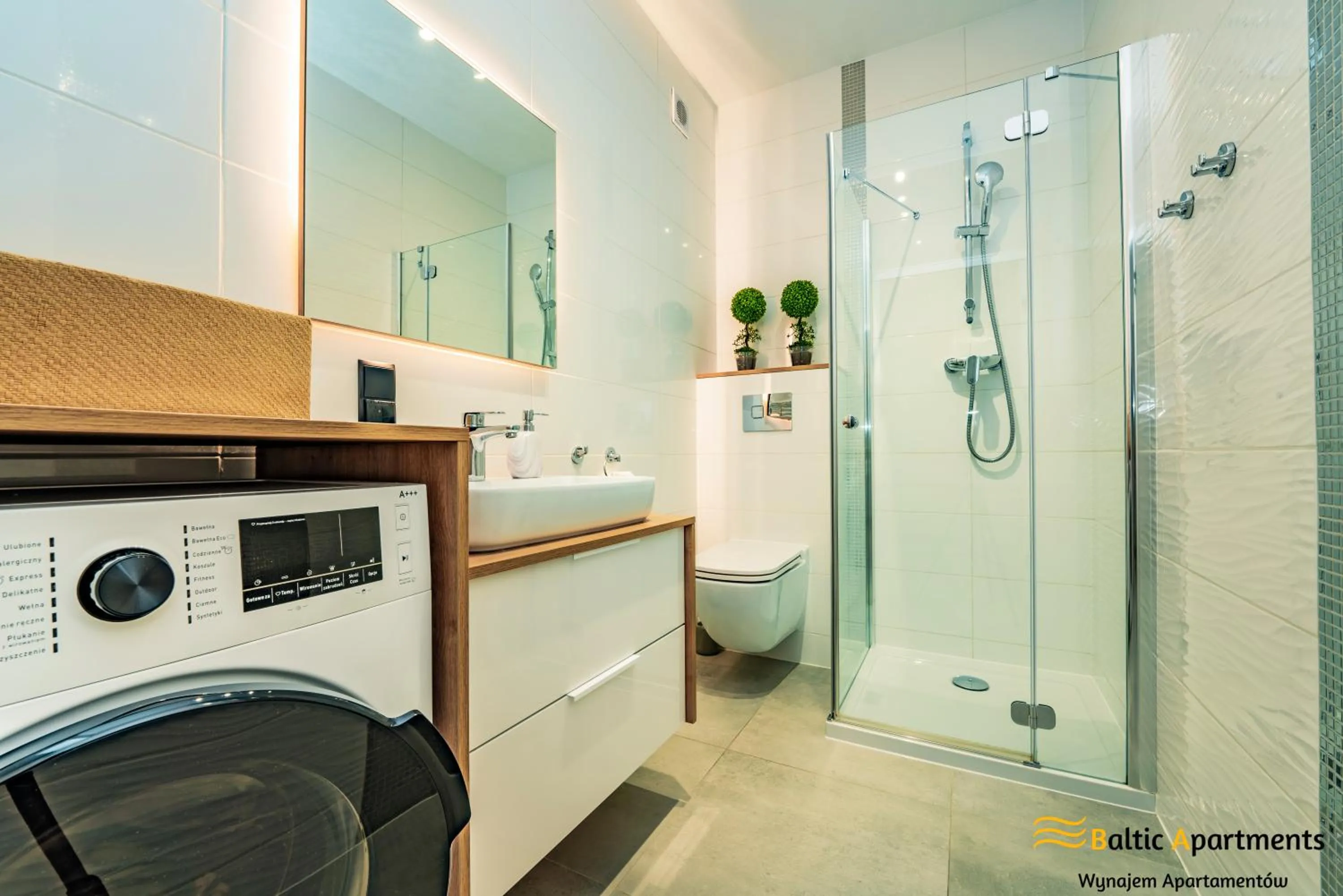 Shower in Baltic Apartments - Apartamenty Bałtyk