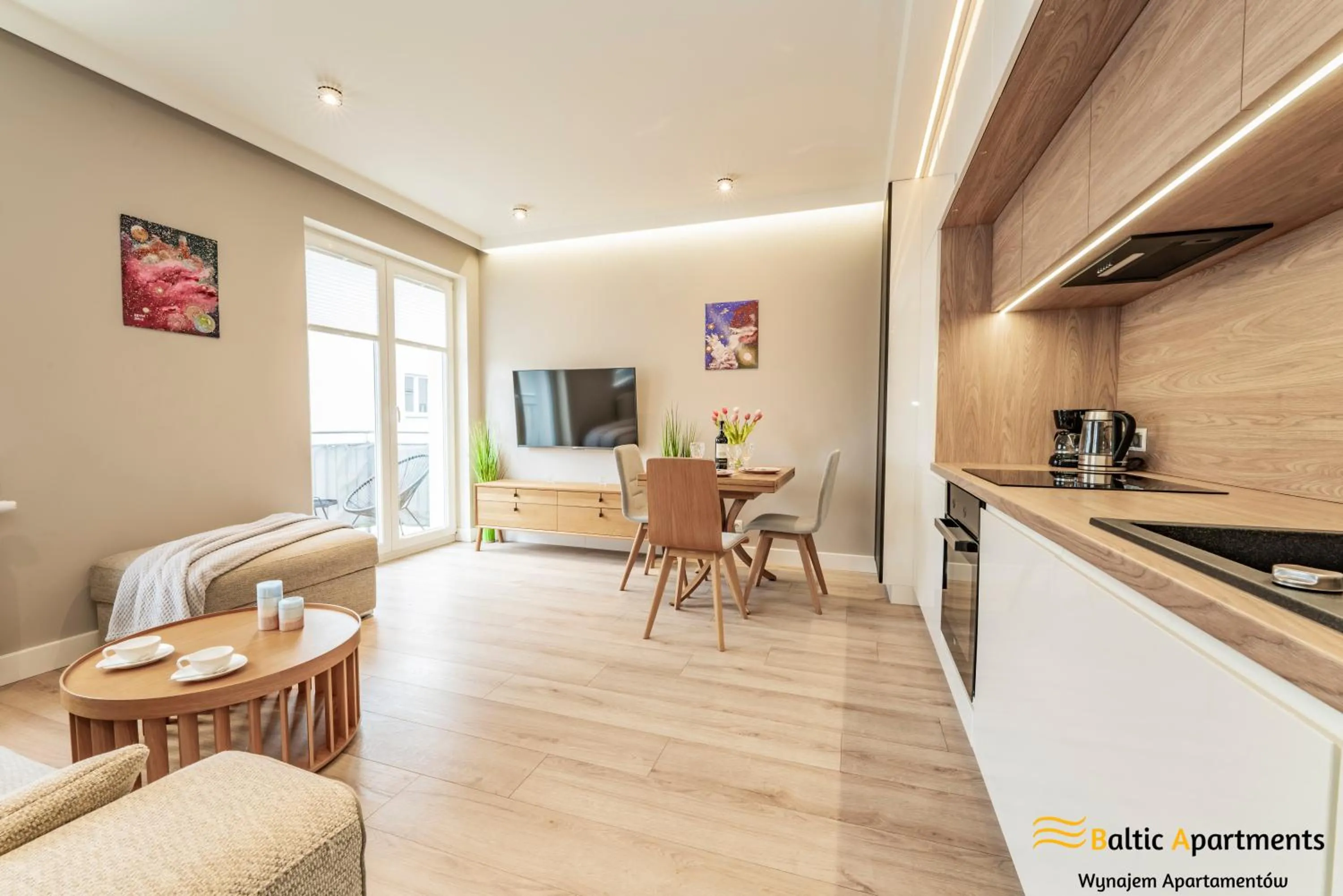 Kitchen or kitchenette in Baltic Apartments - Apartamenty Bałtyk