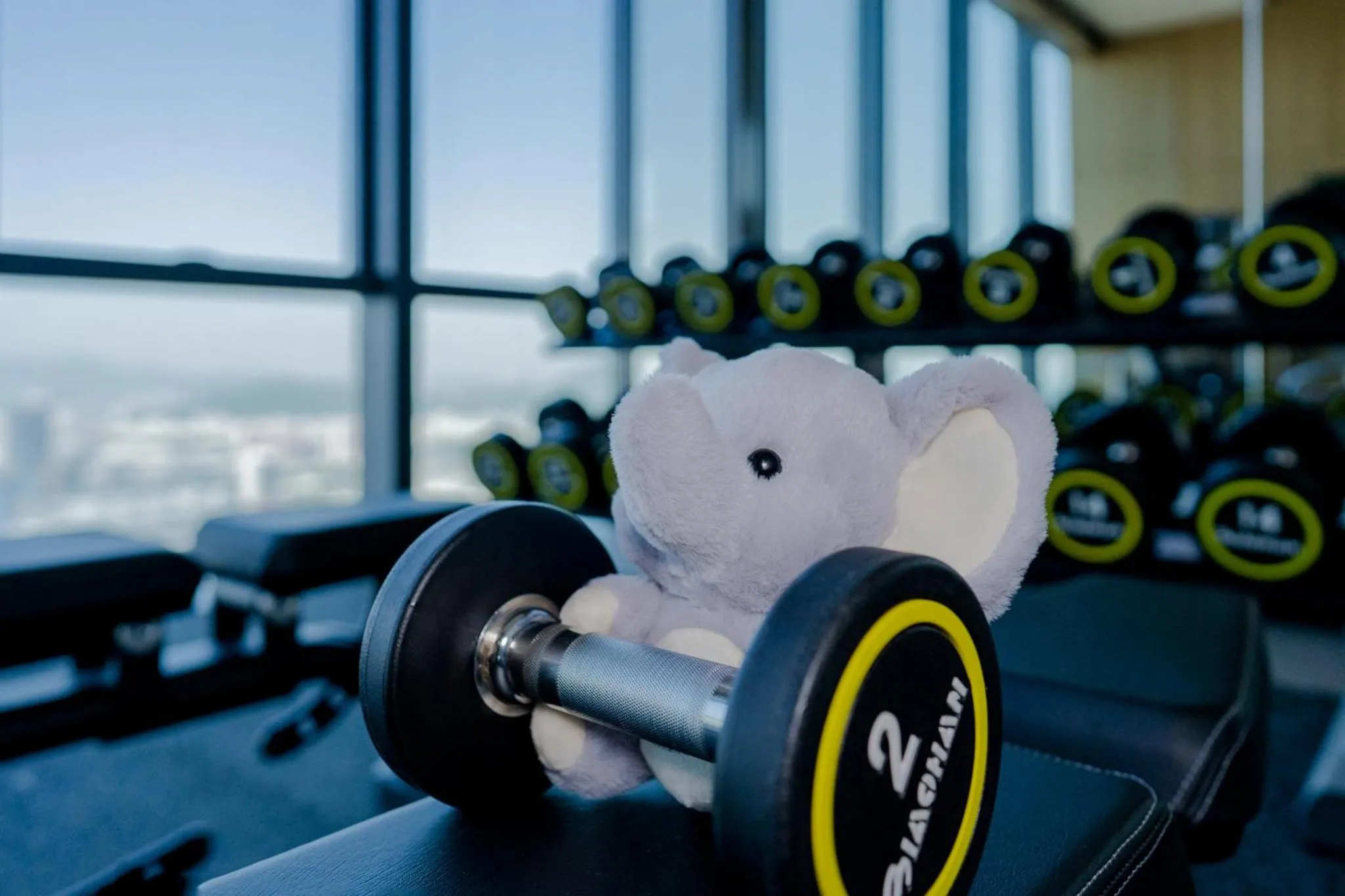 Fitness centre/facilities in Crowne Plaza Shenzhen Nanshan by IHG