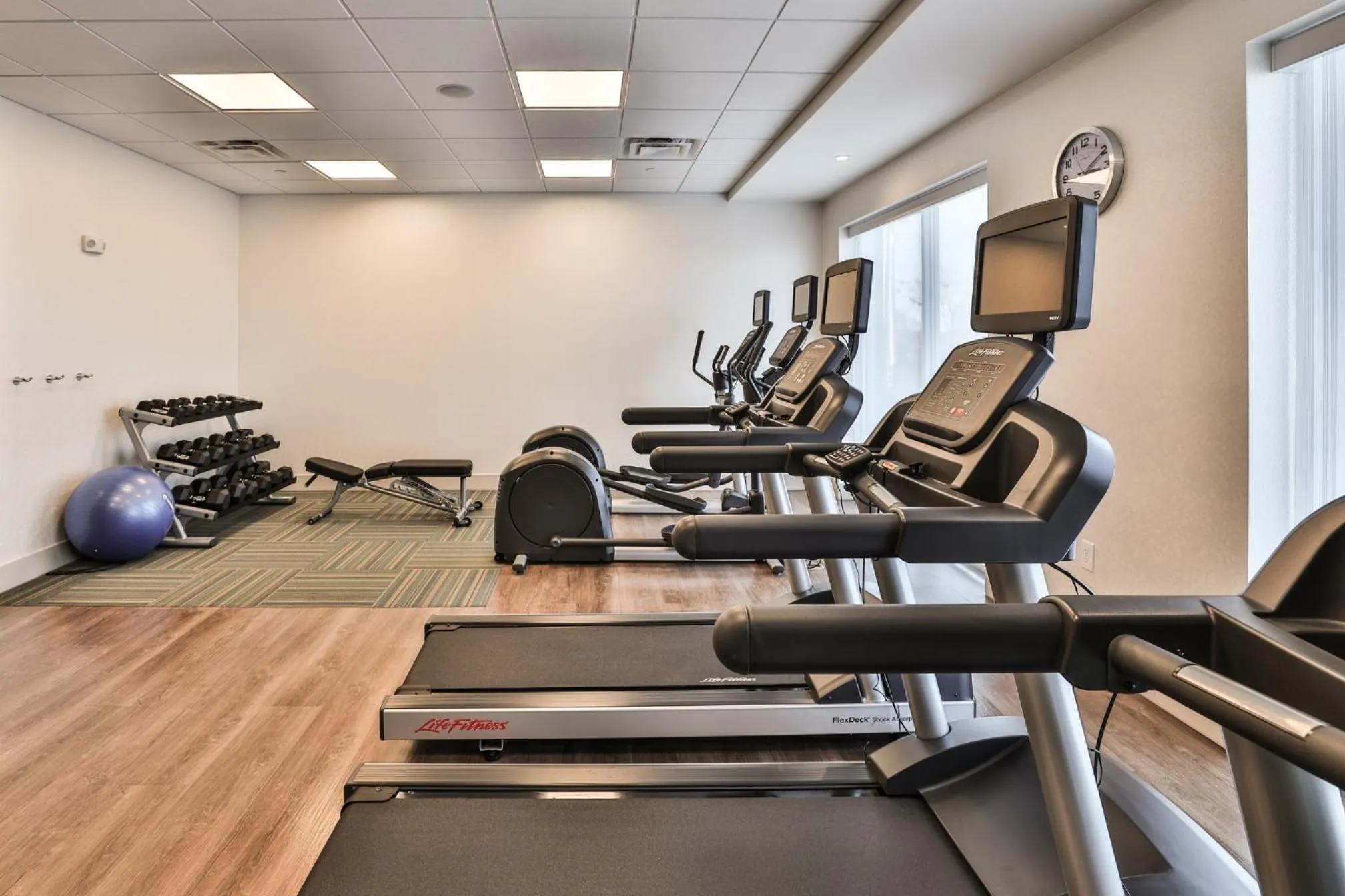 Fitness centre/facilities in Holiday Inn Express & Suites - Nashville MetroCenter Downtown by IHG