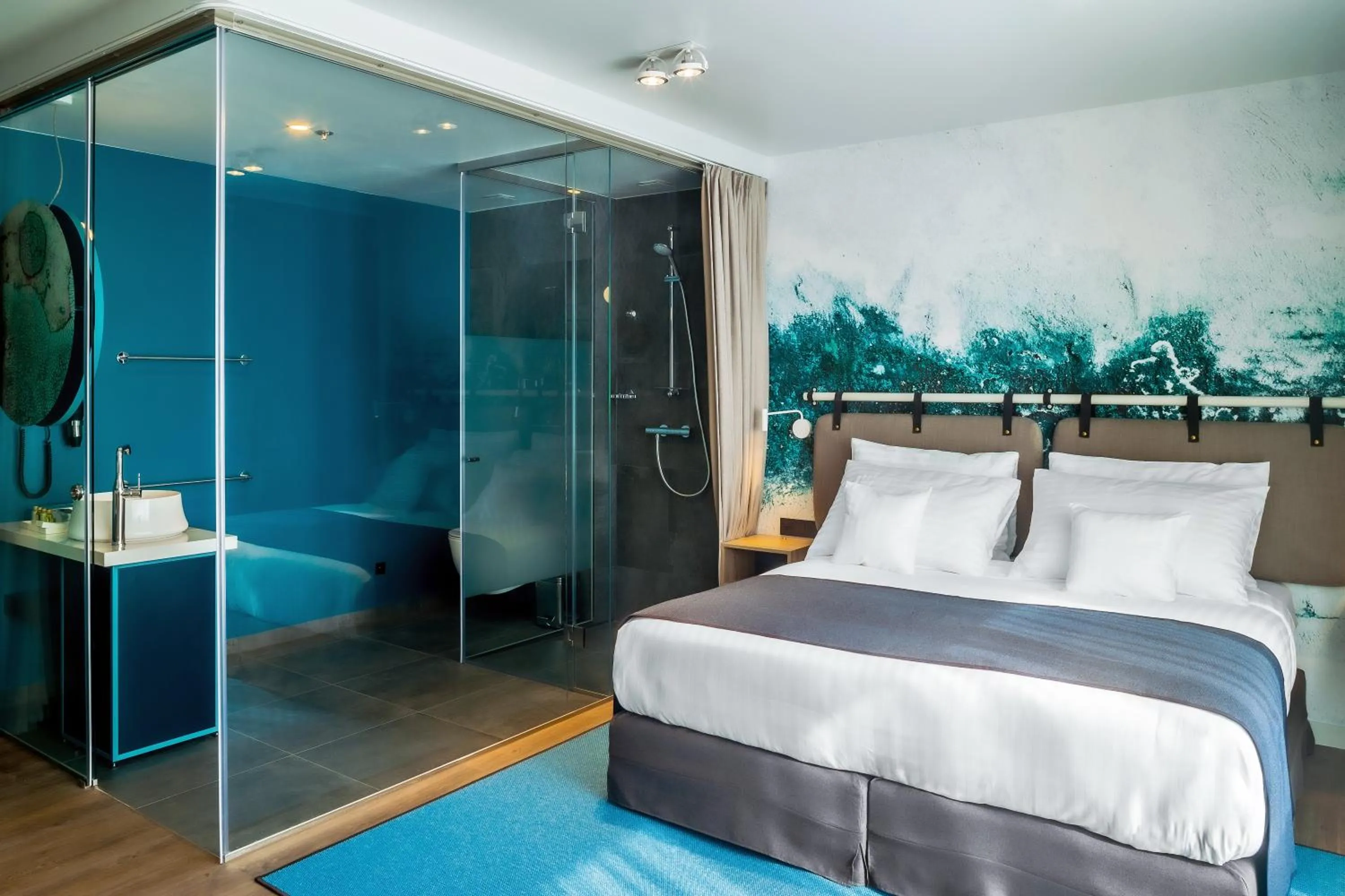 Bedroom, Bed in Cortile Hotel - Adults Only