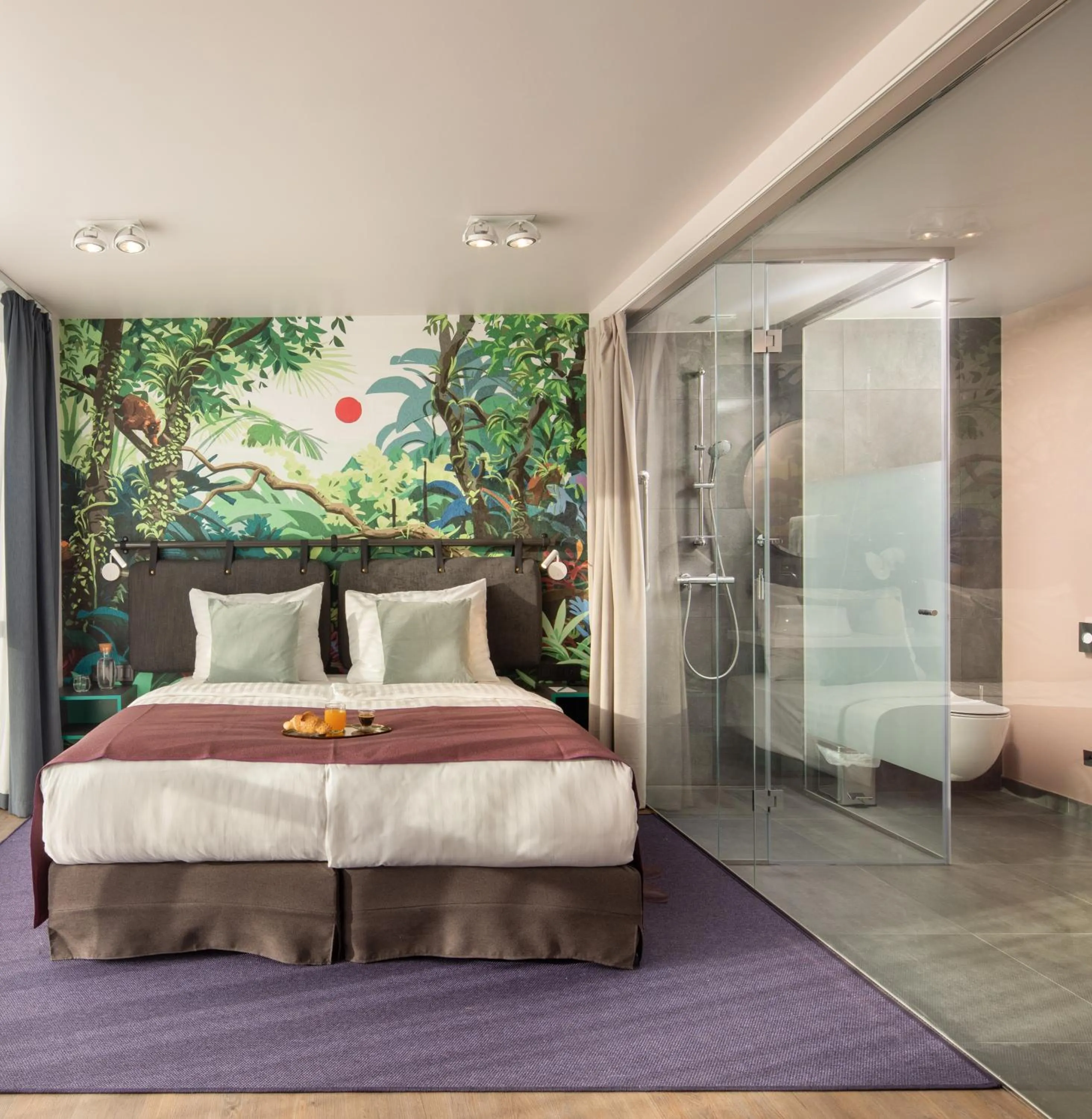 Bedroom, Bed in Cortile Hotel - Adults Only