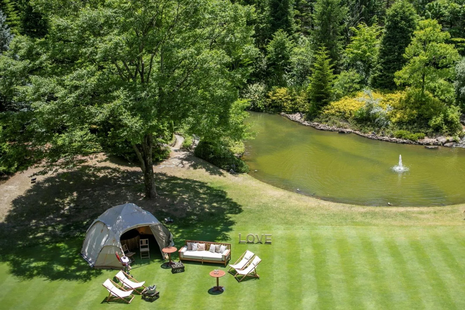 Garden in Sendai Royal Park Hotel