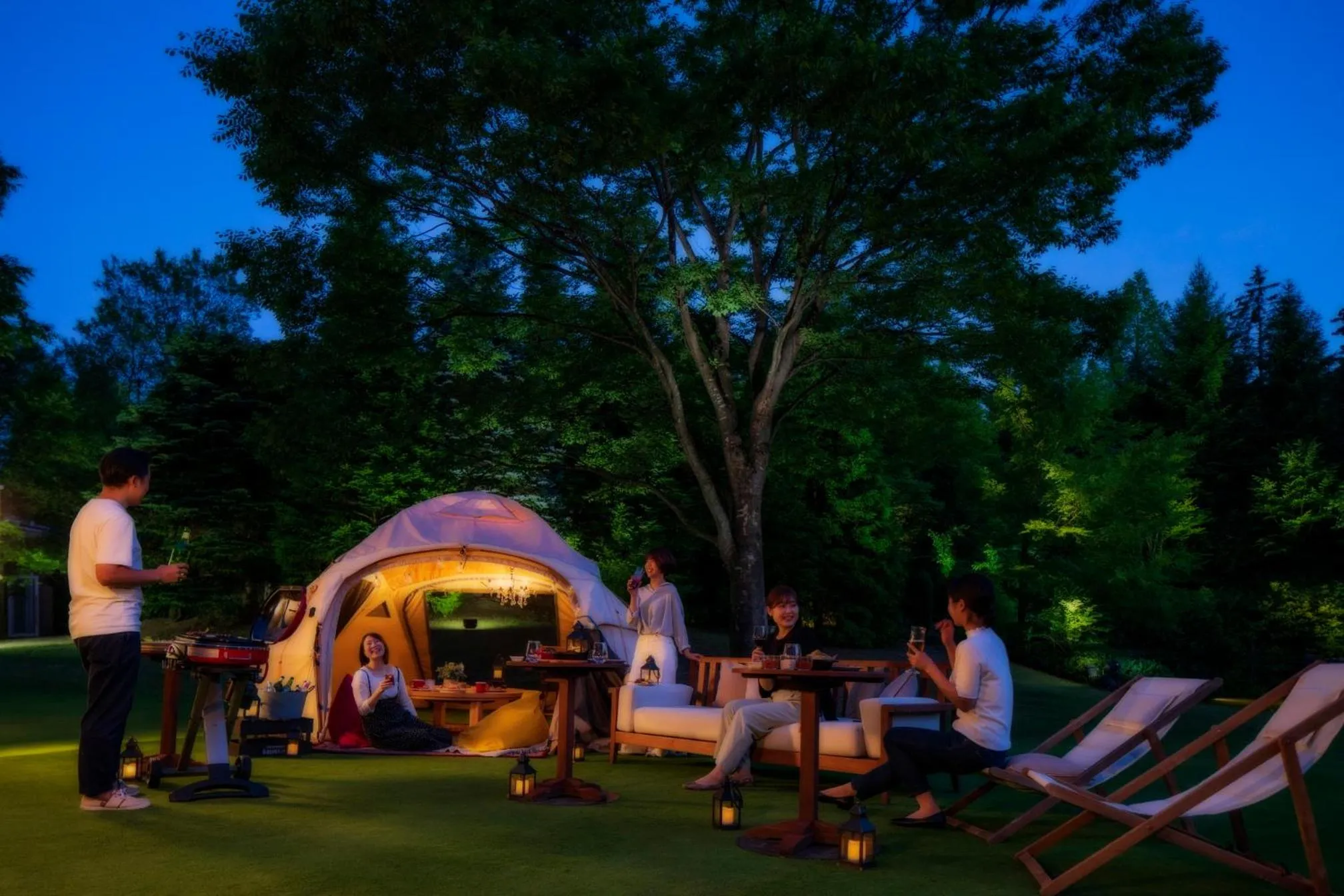 BBQ facilities in Sendai Royal Park Hotel