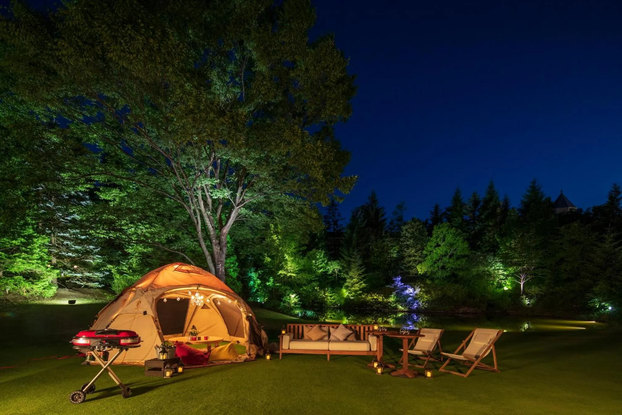 Garden in Sendai Royal Park Hotel
