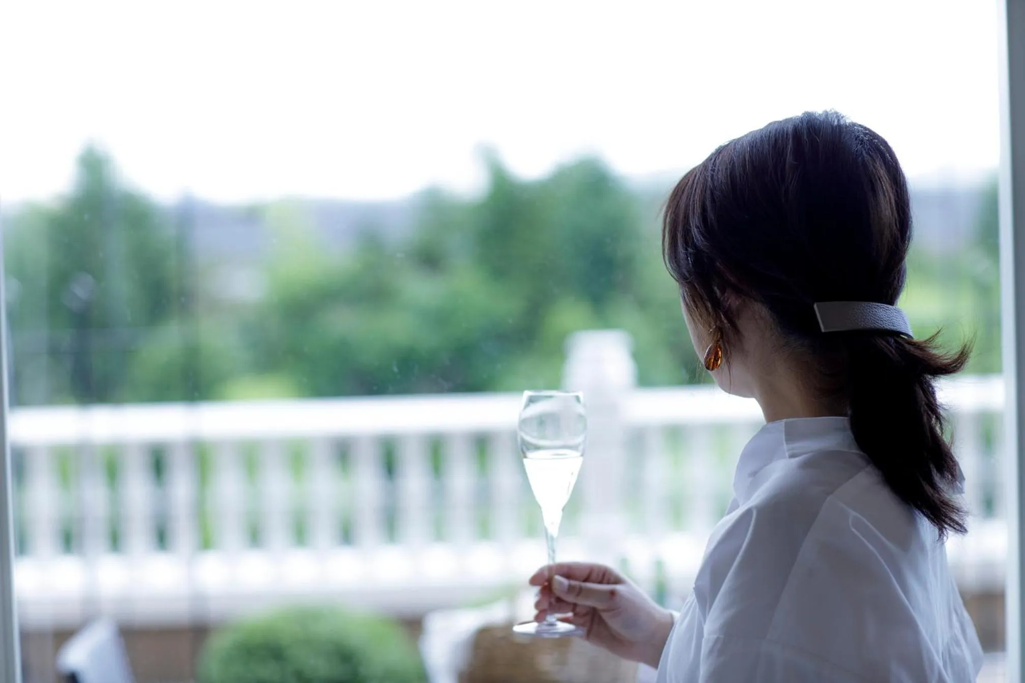 Inner courtyard view in Sendai Royal Park Hotel