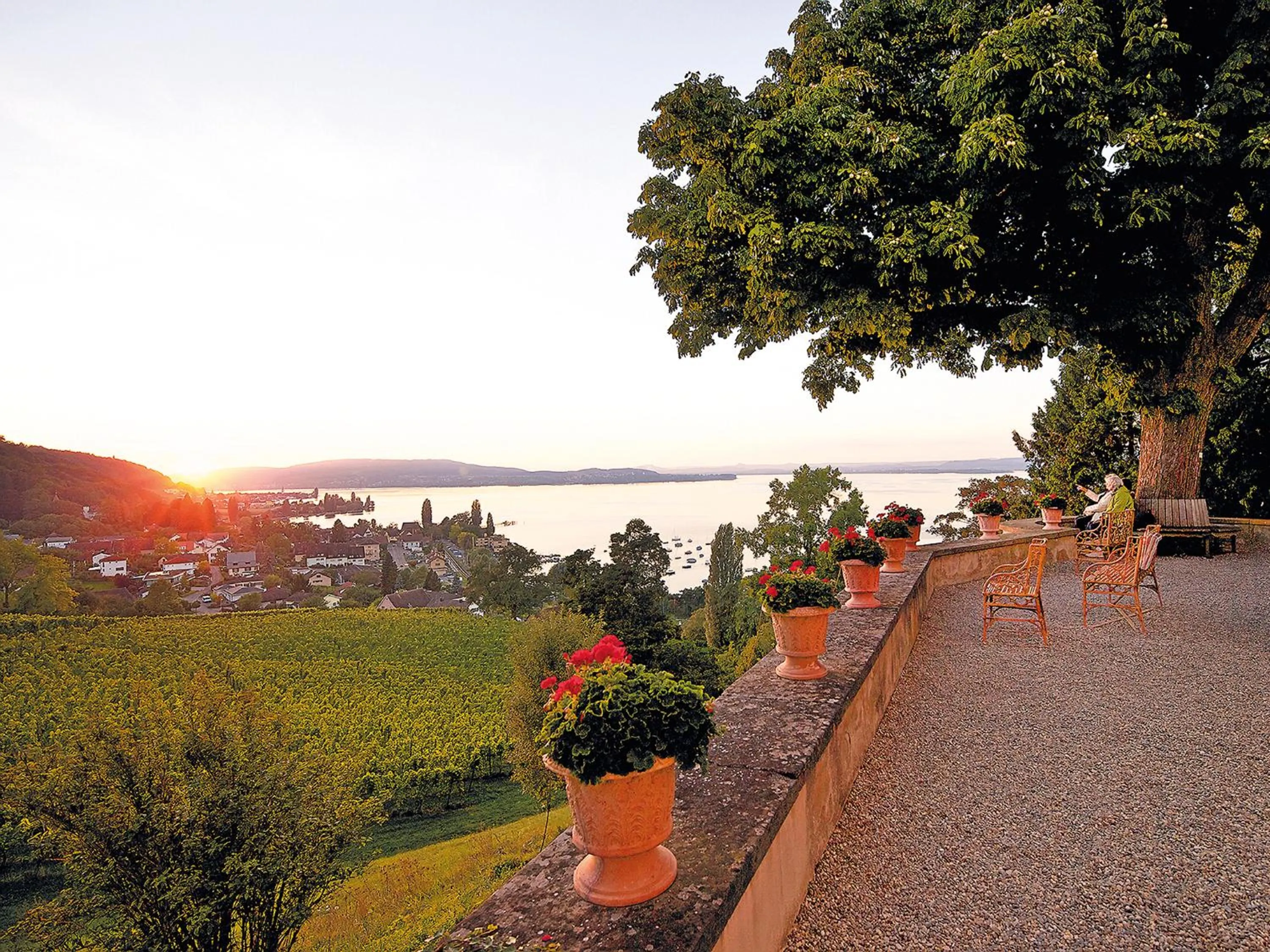 Natural landscape in Hotel Arenenberg