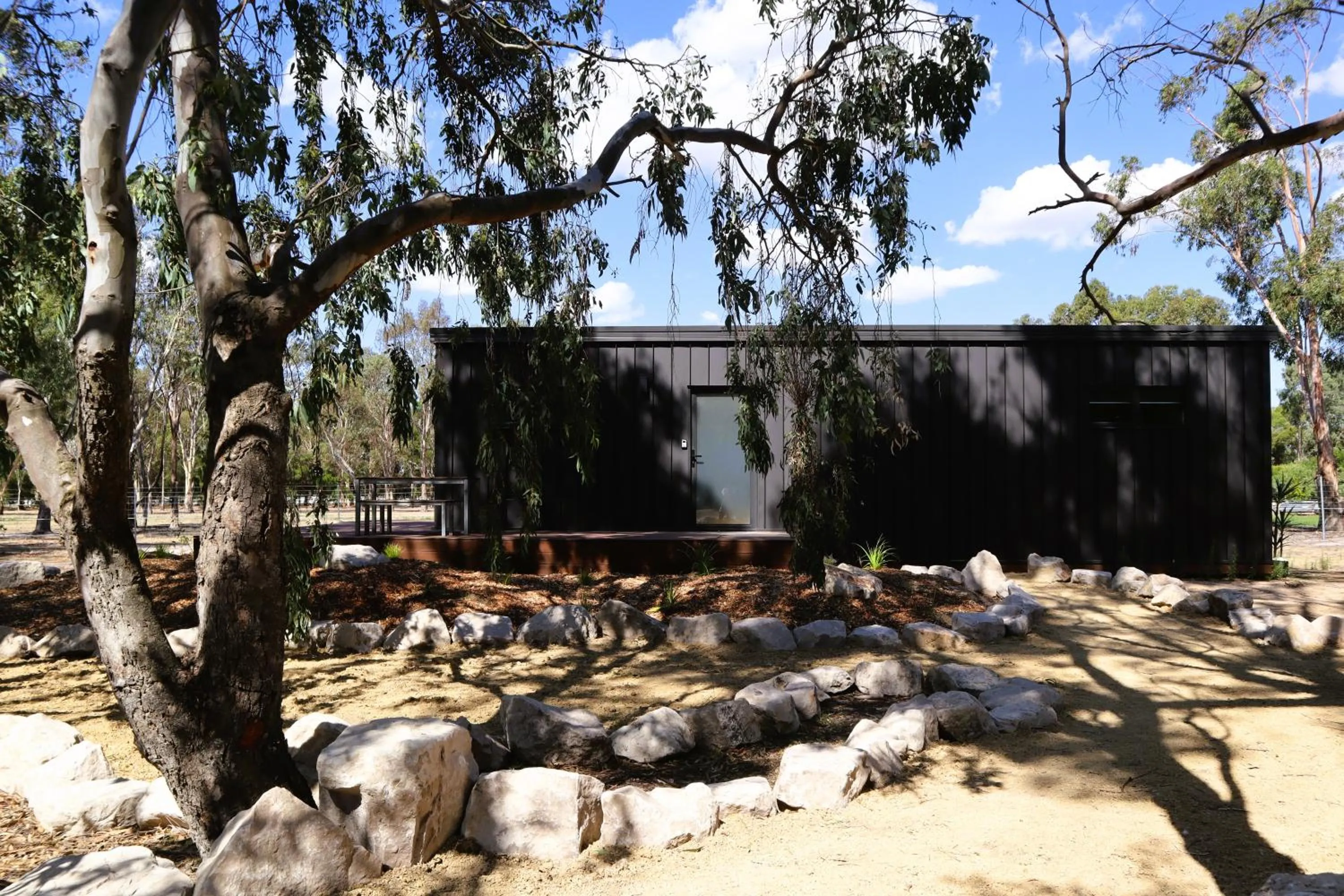 Garden view in Grampians Getaway
