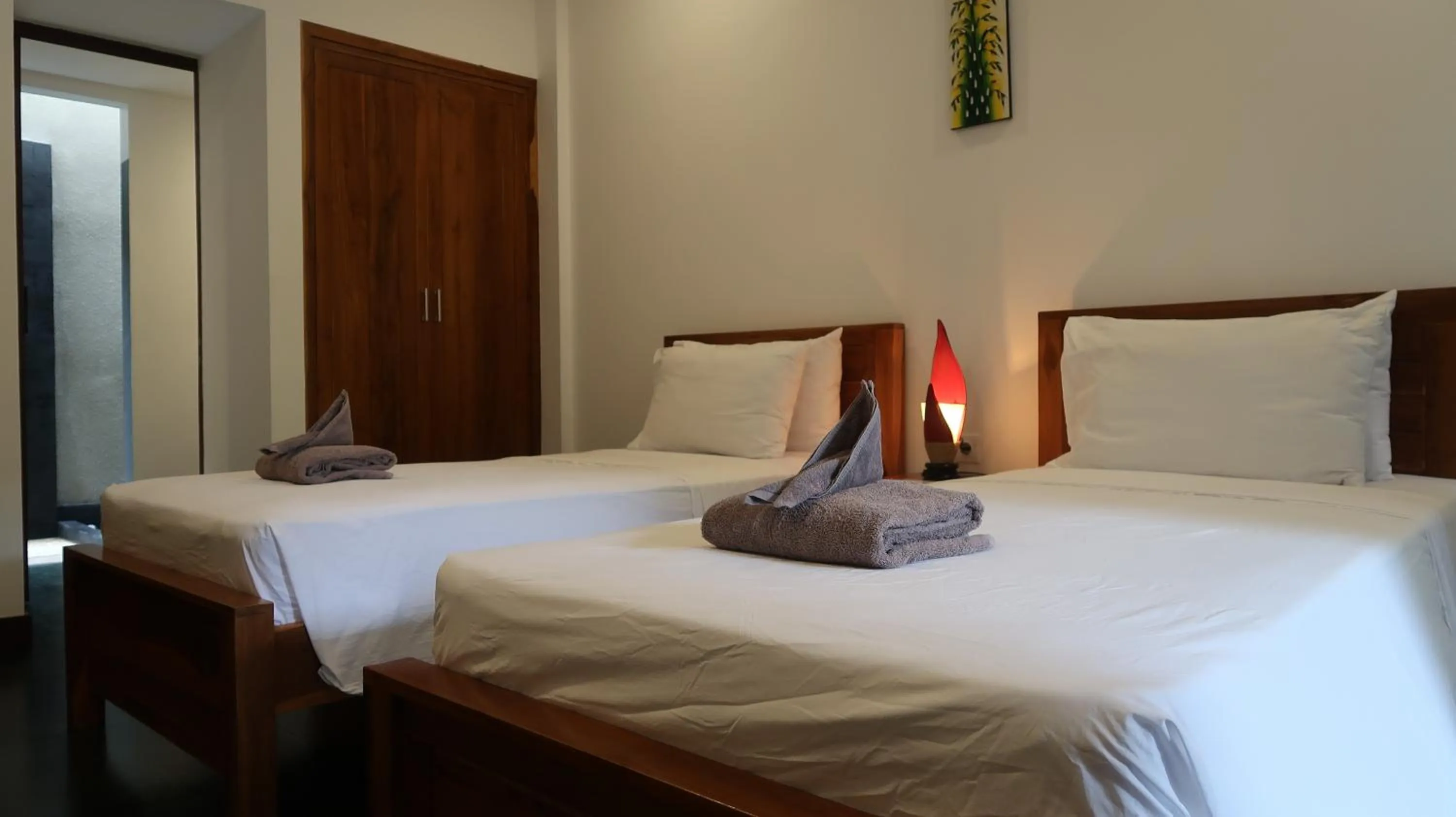 Bed in Dream Divers Resort