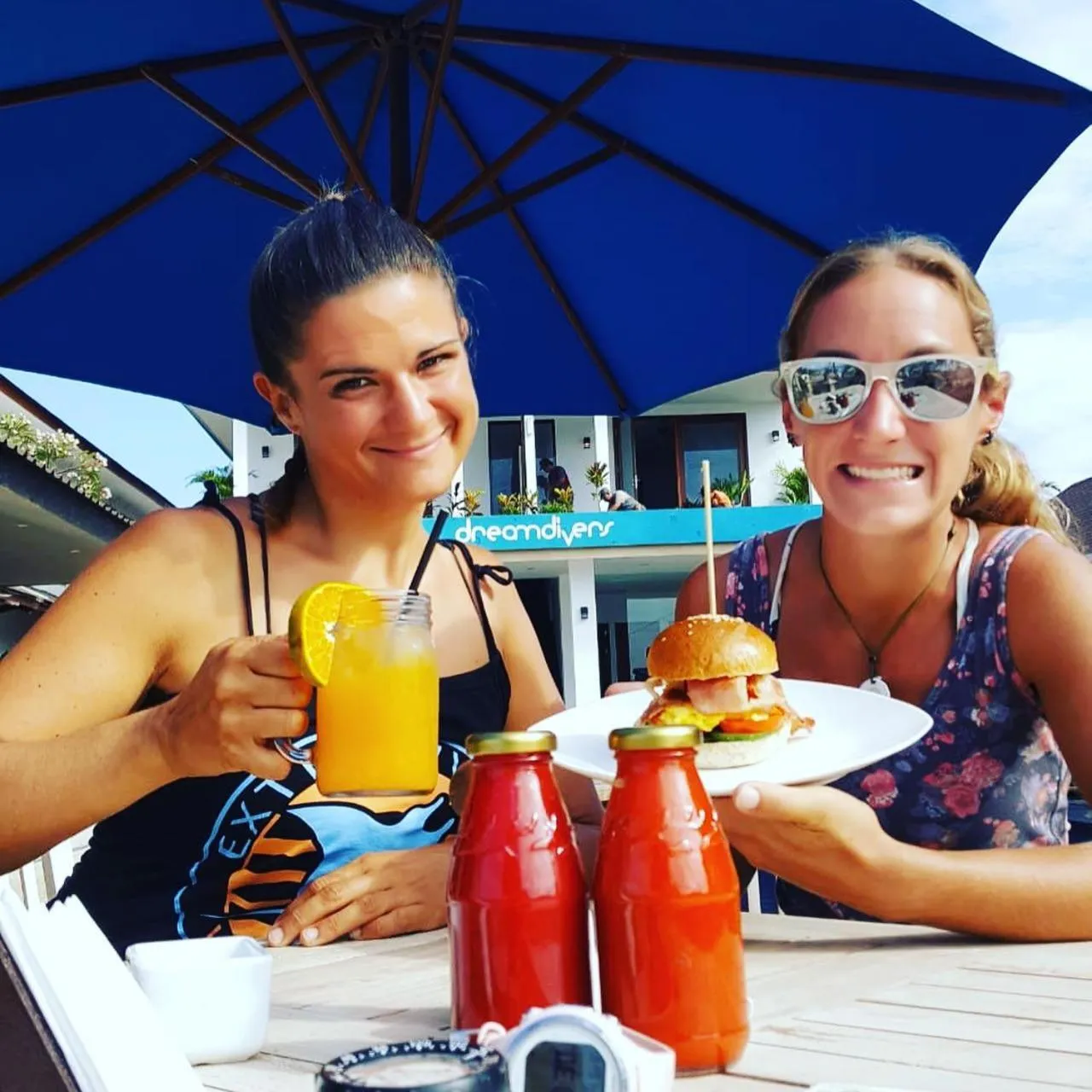 Pool view in Dream Divers Resort