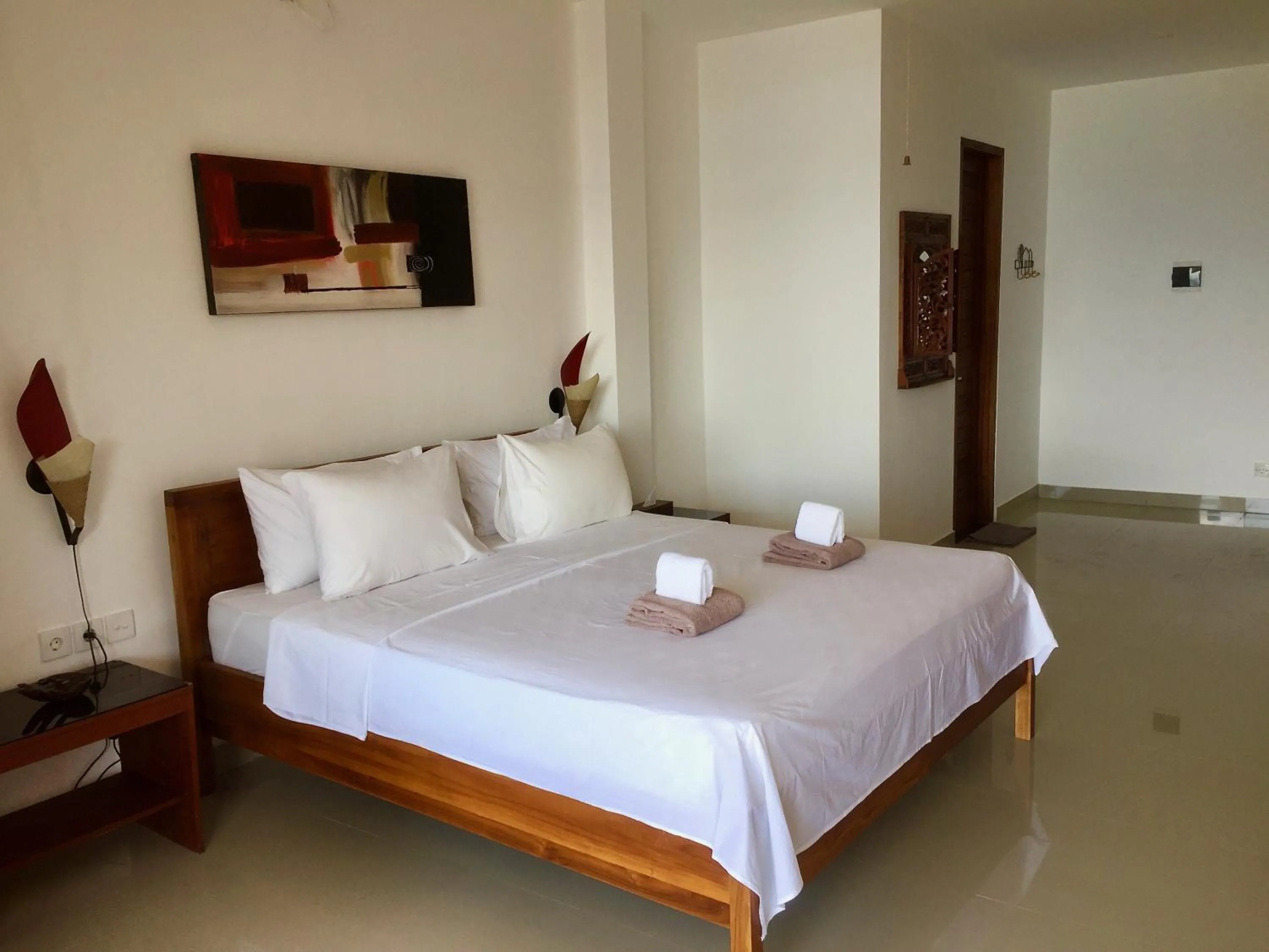 Bed in Dream Divers Resort