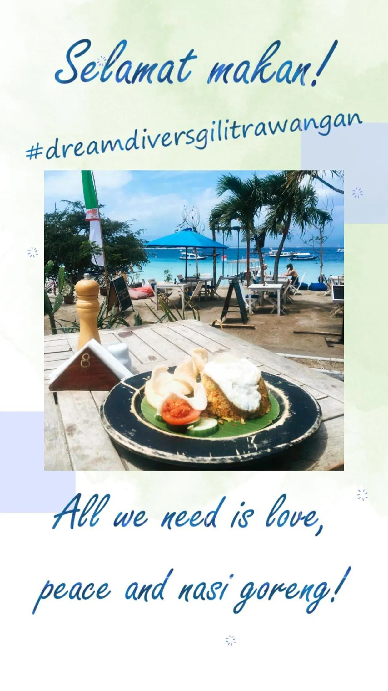 Restaurant/places to eat in Dream Divers Resort