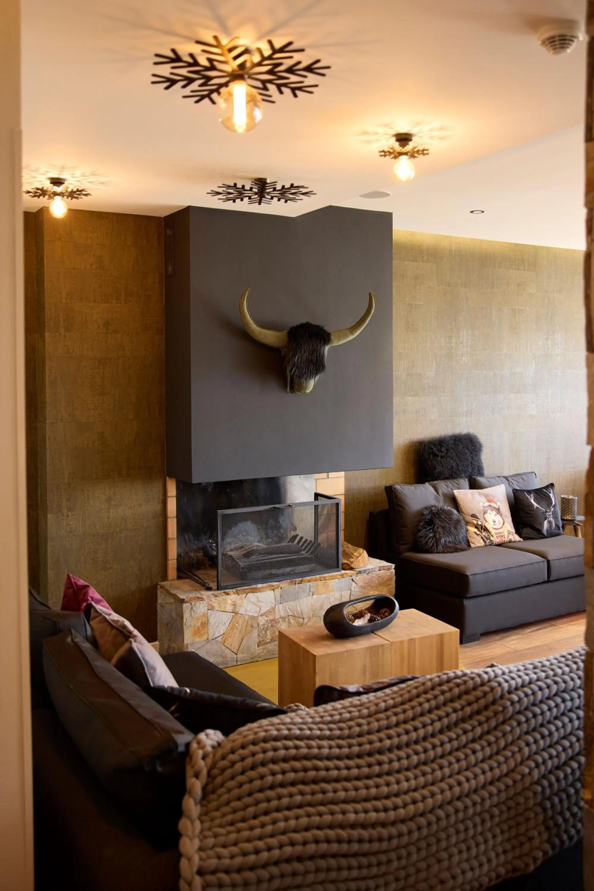 Living room in Hôtel Le Grand Tétras