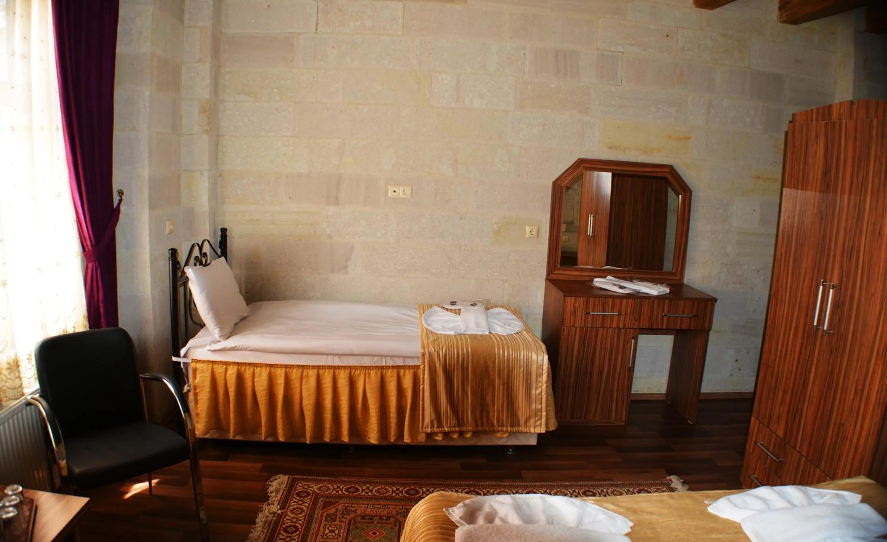 Bed in Cappadocia Stone Palace