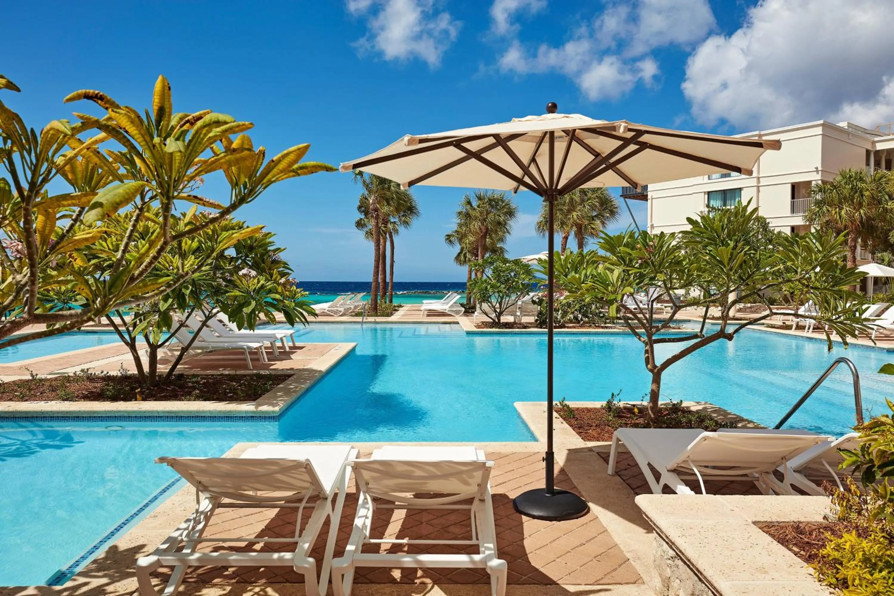 Swimming pool in Curaçao Marriott Beach Resort