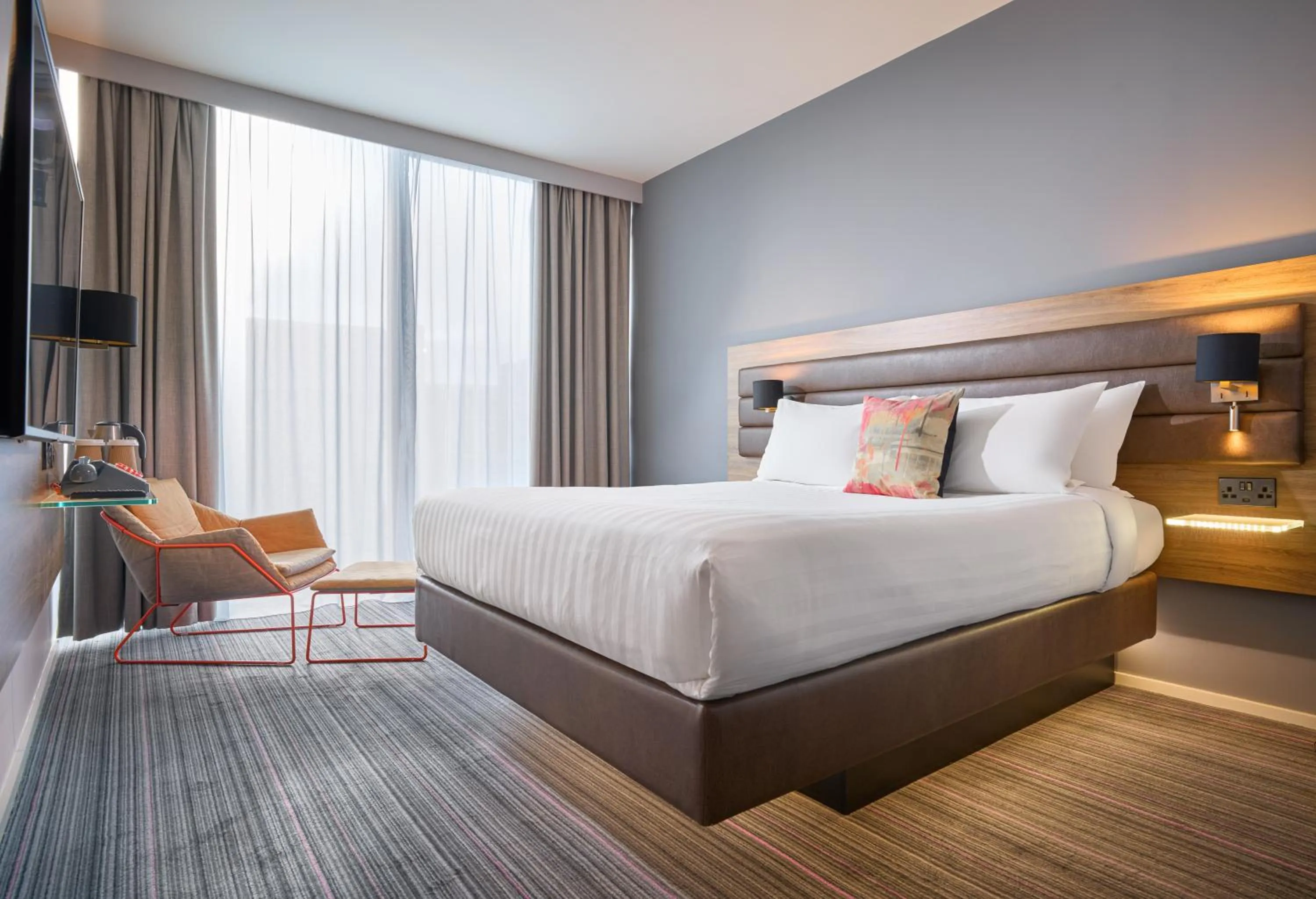 Bedroom, Bed in Moxy Dublin City