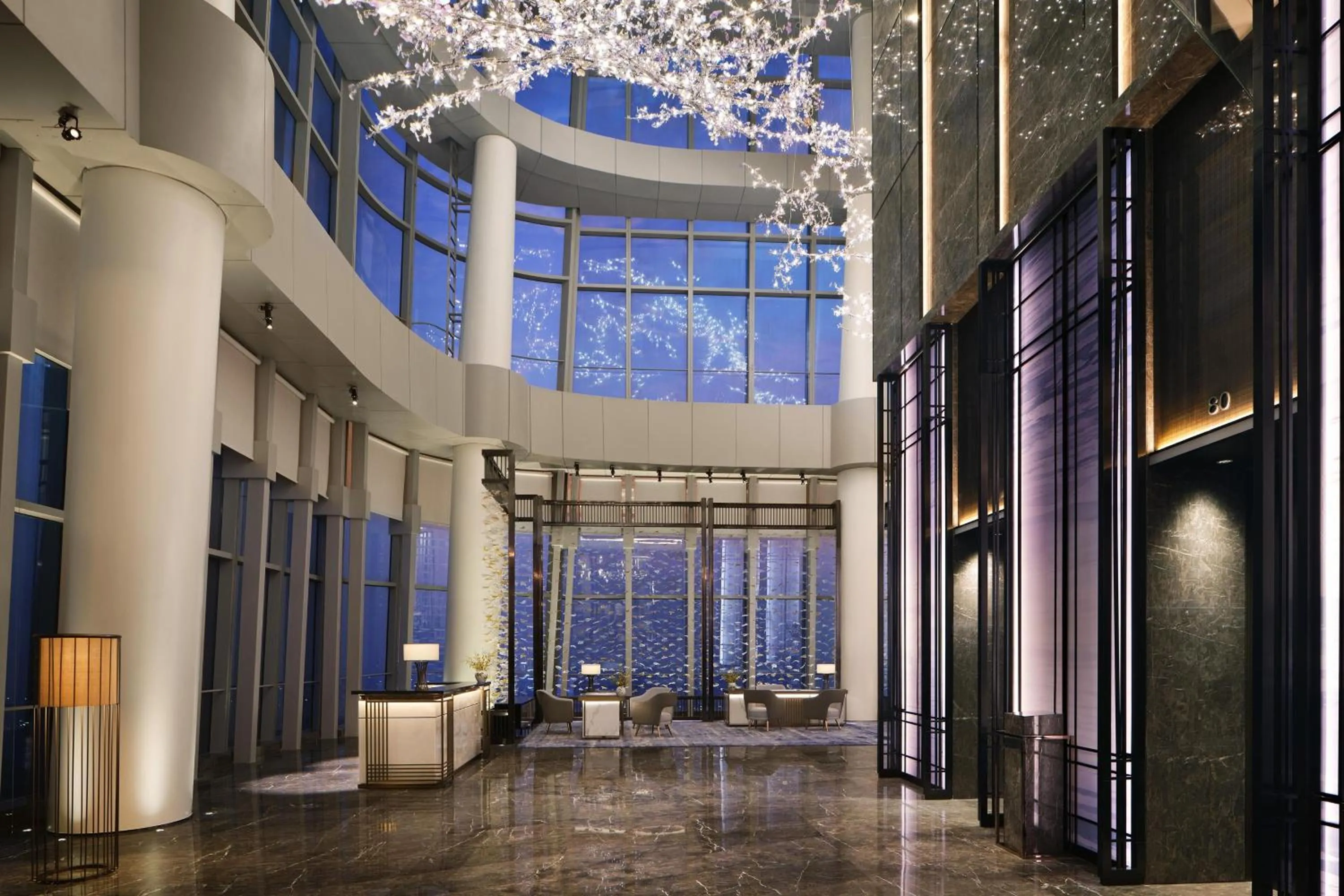 Lobby or reception in Na Lotus Hotel, a Luxury Collection Hotel, Nanning