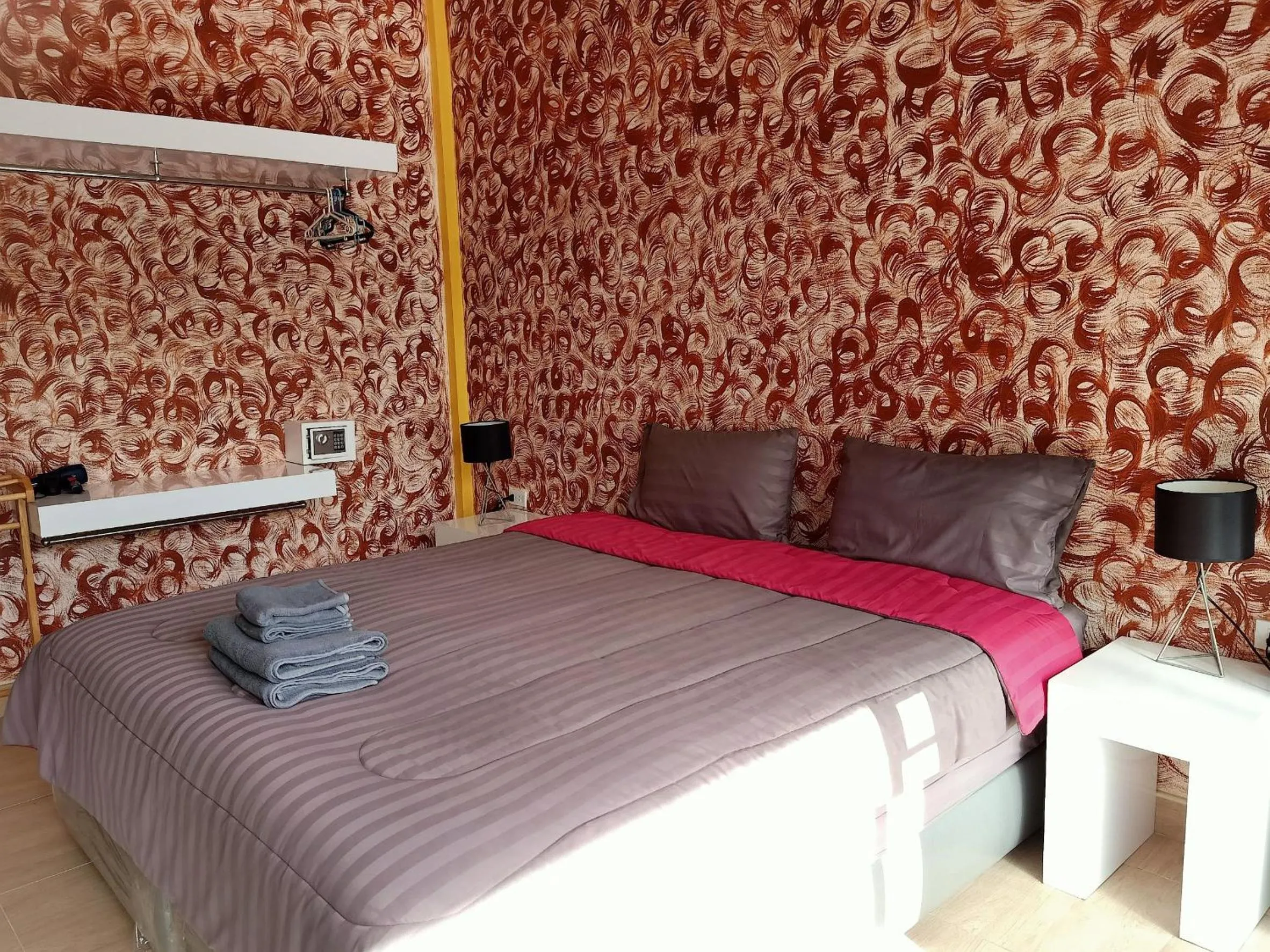 Bed in Ban Elephant Blanc Bungalow