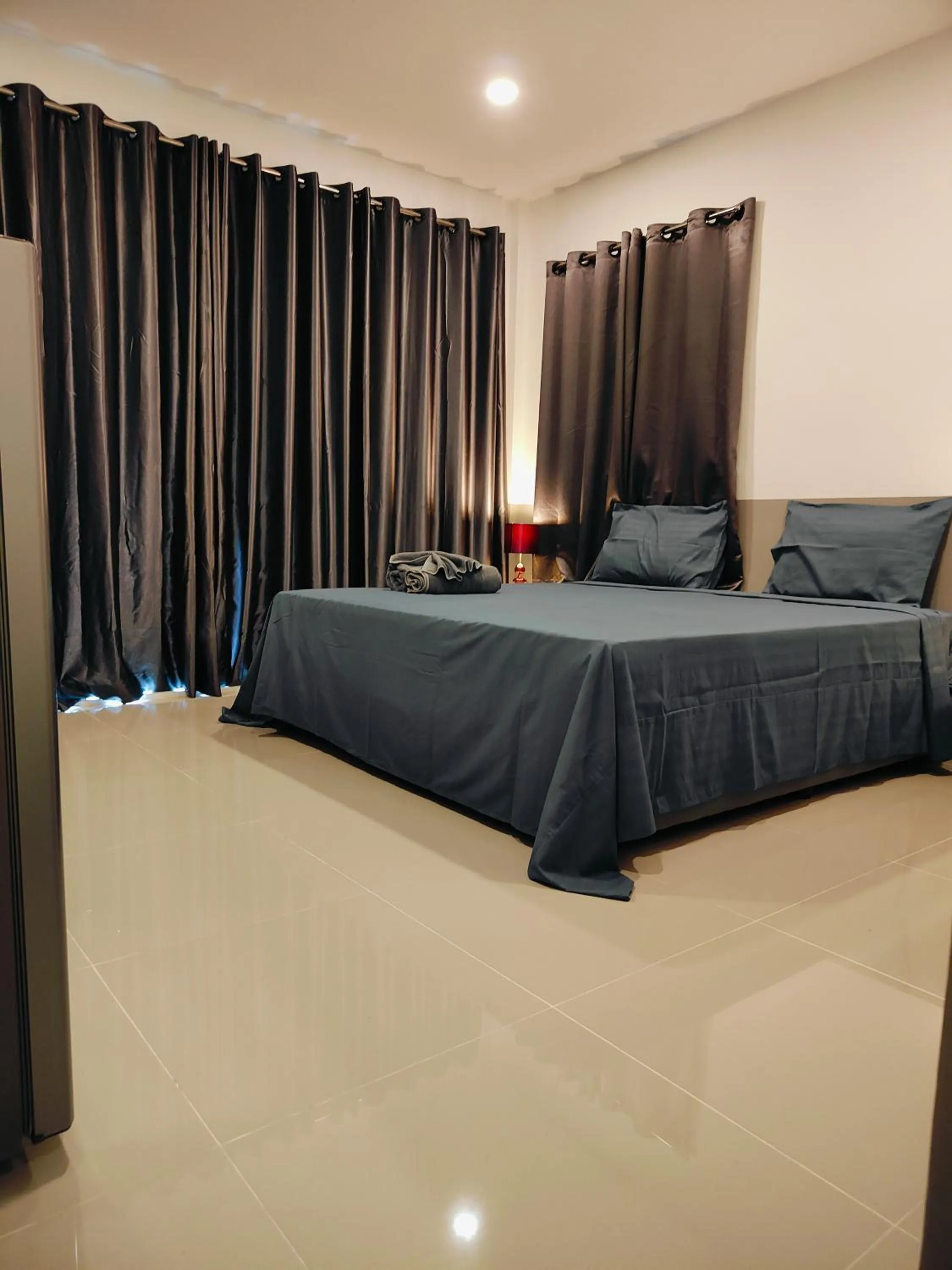 Bed in Ban Elephant Blanc Bungalow