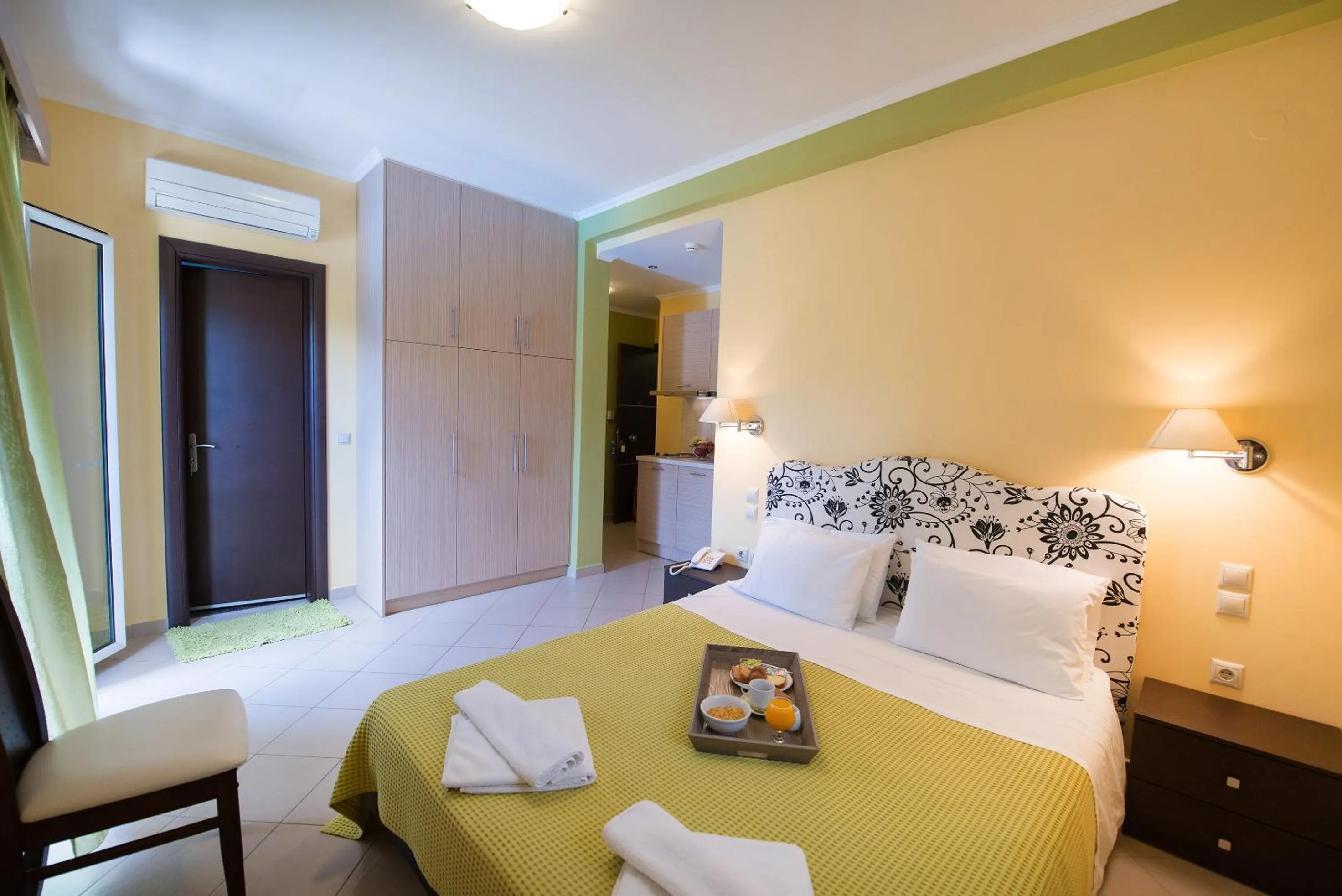 Bedroom, Bed in Christina Studios