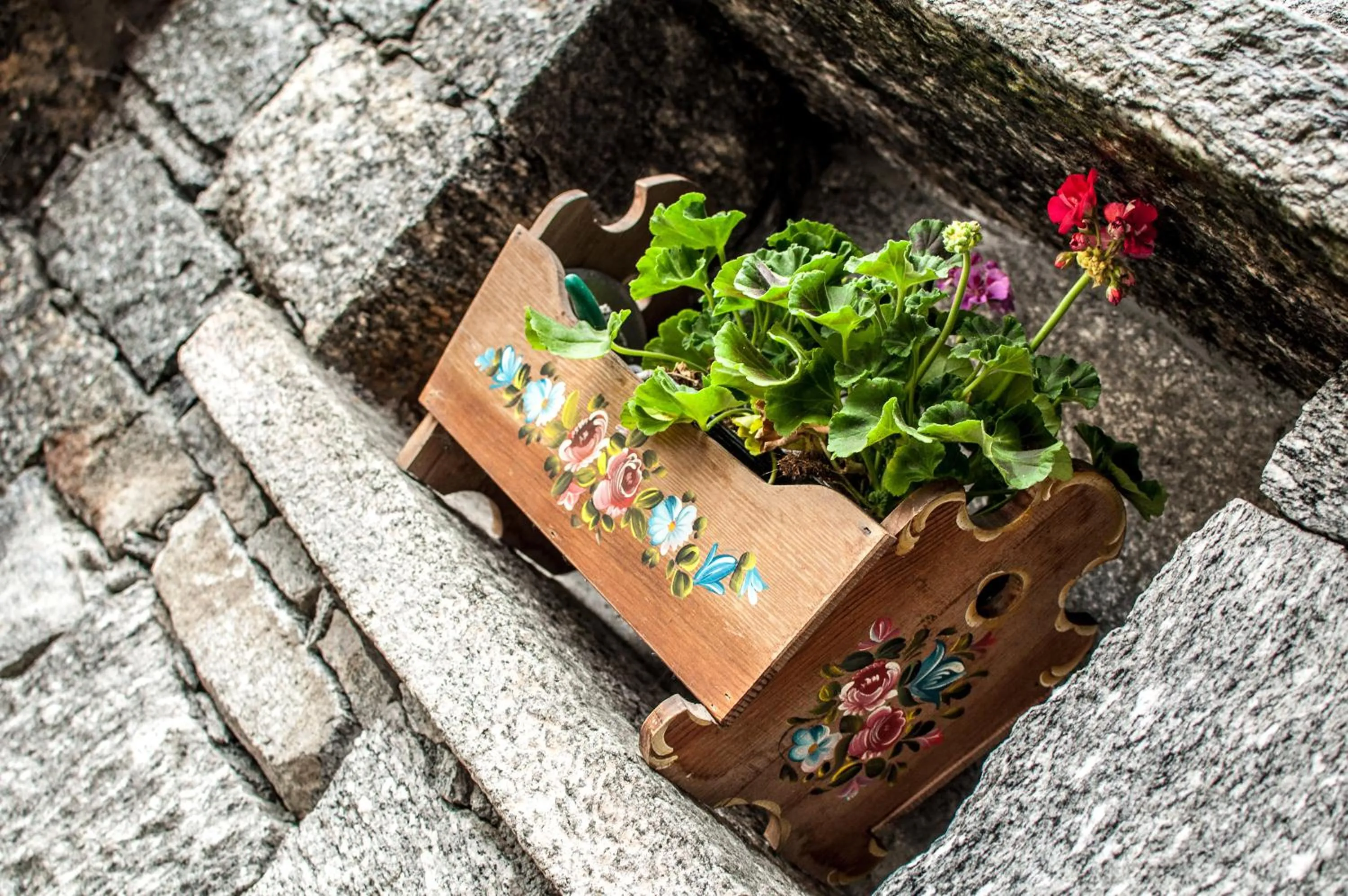 Decorative detail in Albergo Meublè Vecchio Scarpone
