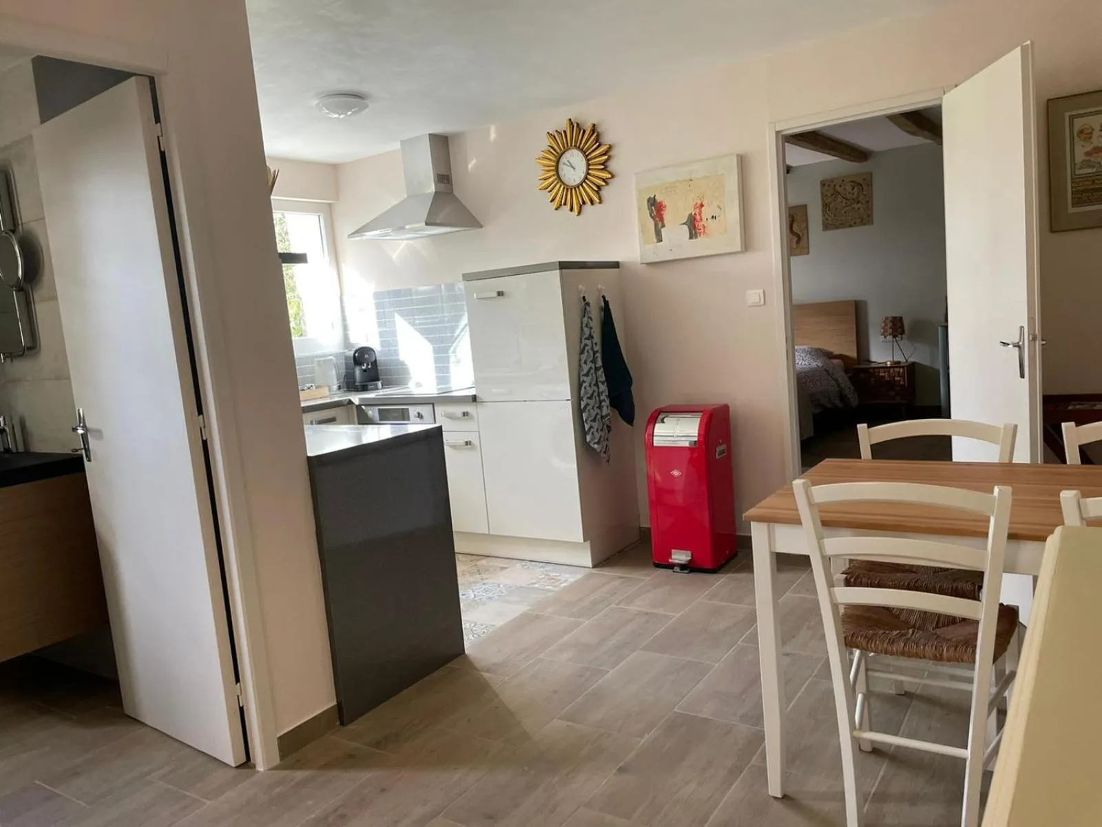 Kitchen or kitchenette in Chez Jan et Nicole - Gite Toulouse