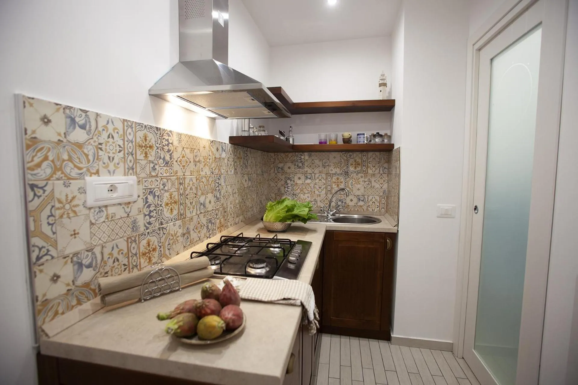 Kitchen or kitchenette in Le Tolde del Corallone