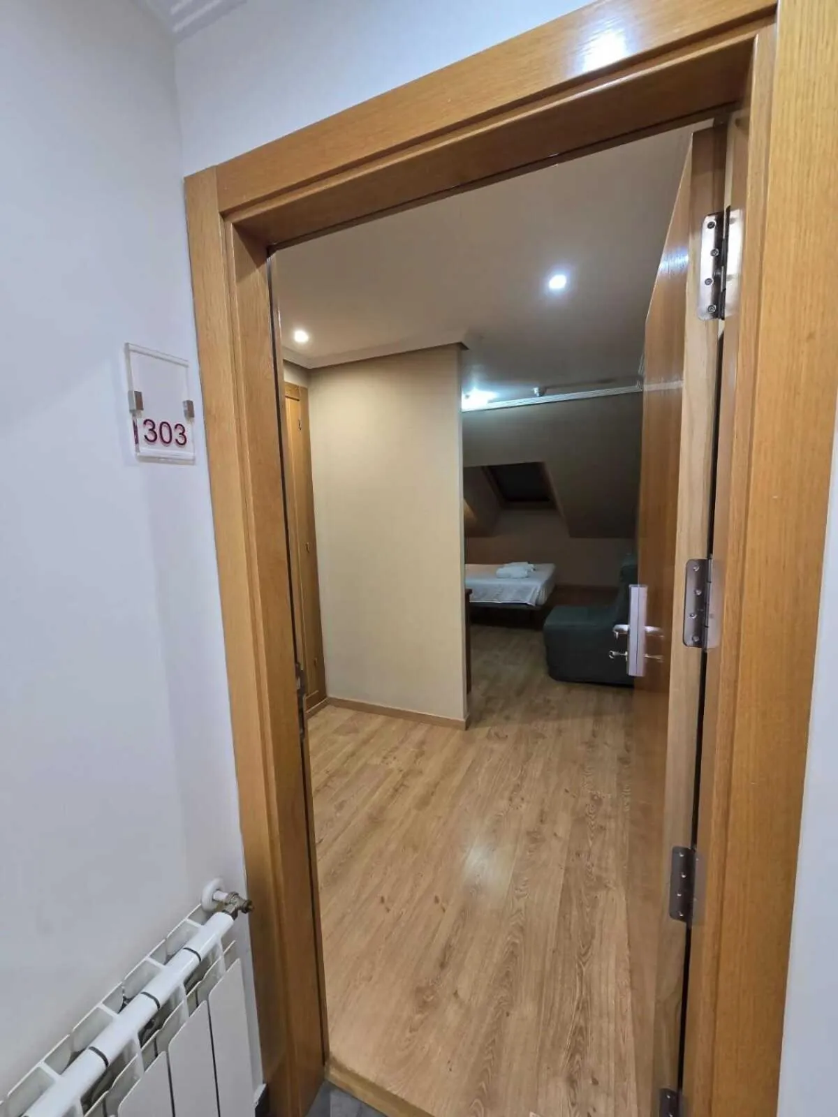 Bed in HOTEL EL ROBLE PALENTINO