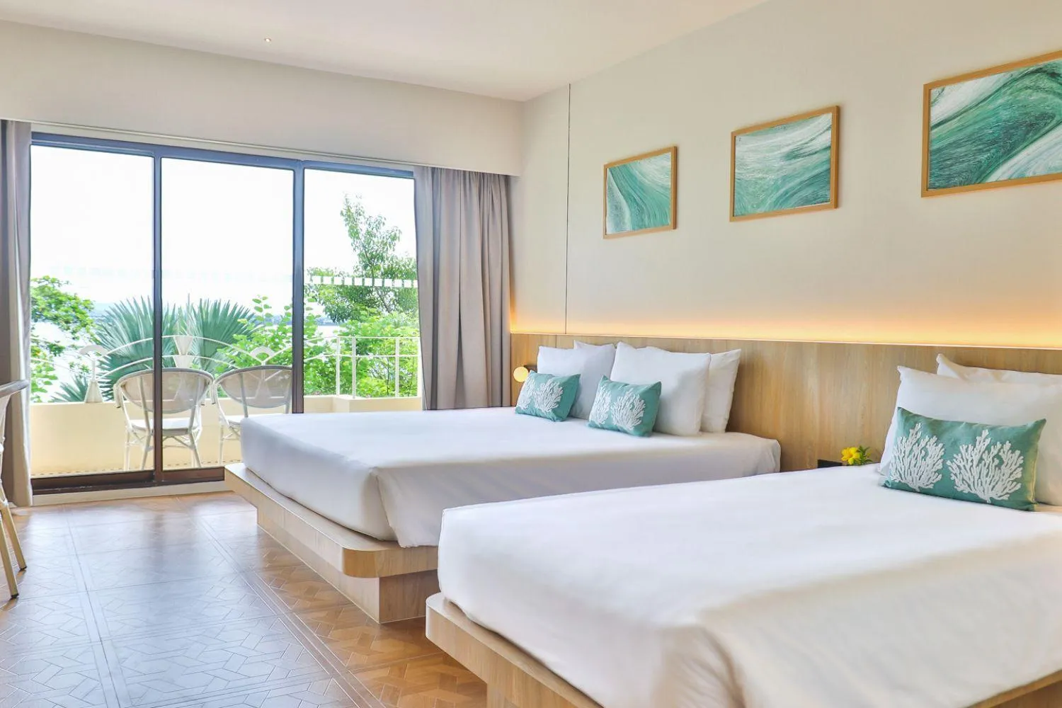 Bedroom, Bed in Garden Sea View Resort