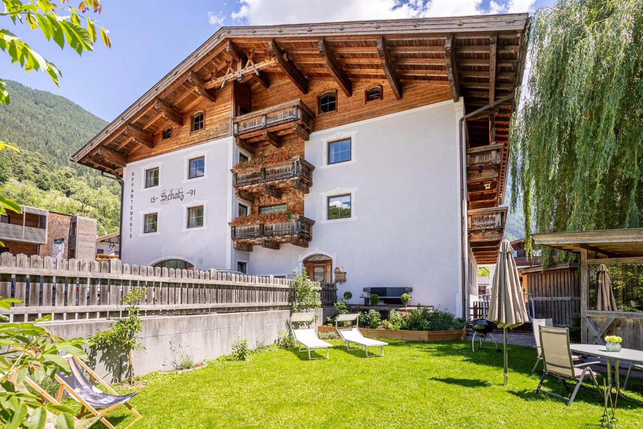 Property building in Appartement Residenz Schatz