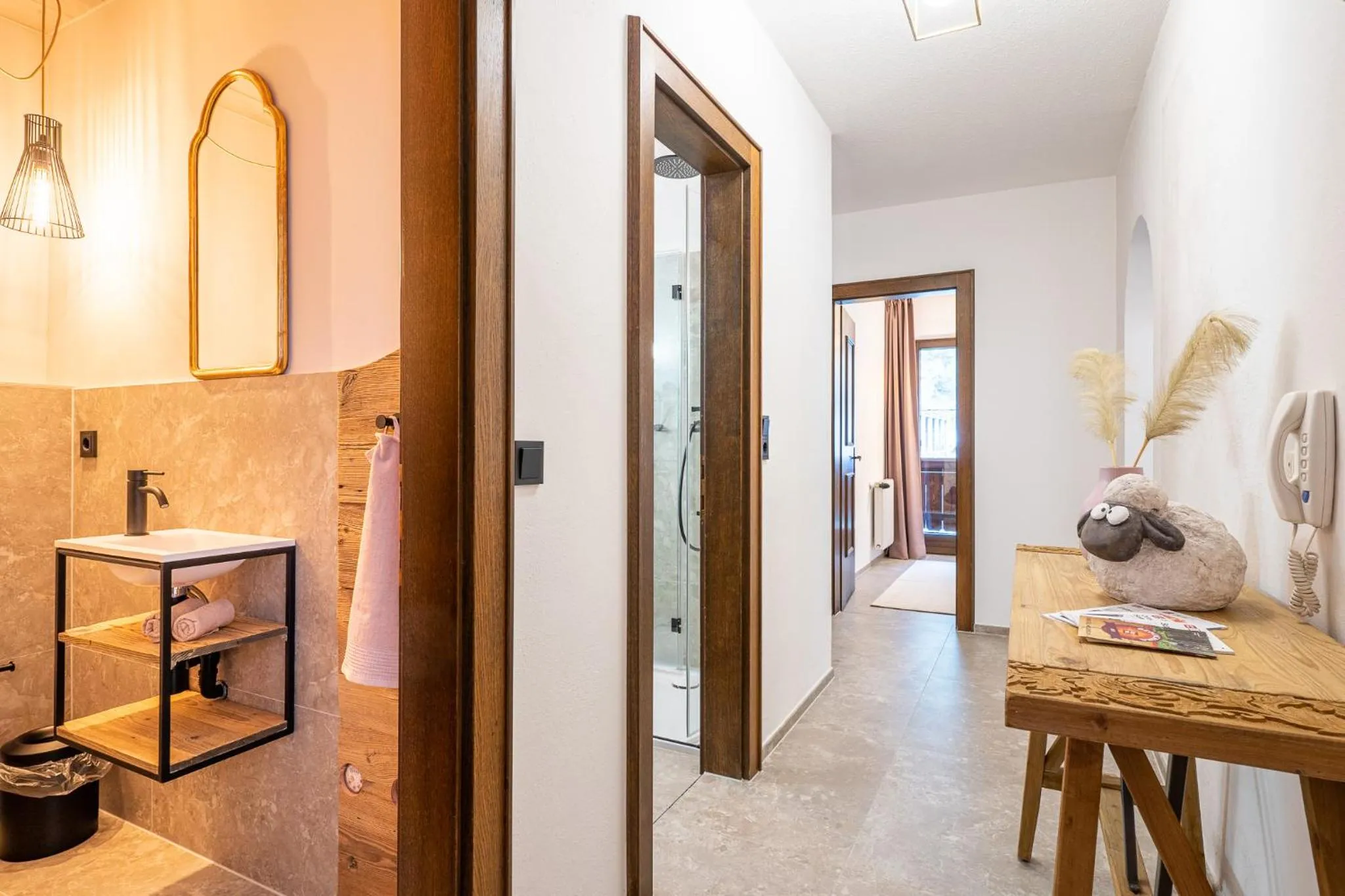 Bathroom in Appartement Residenz Schatz