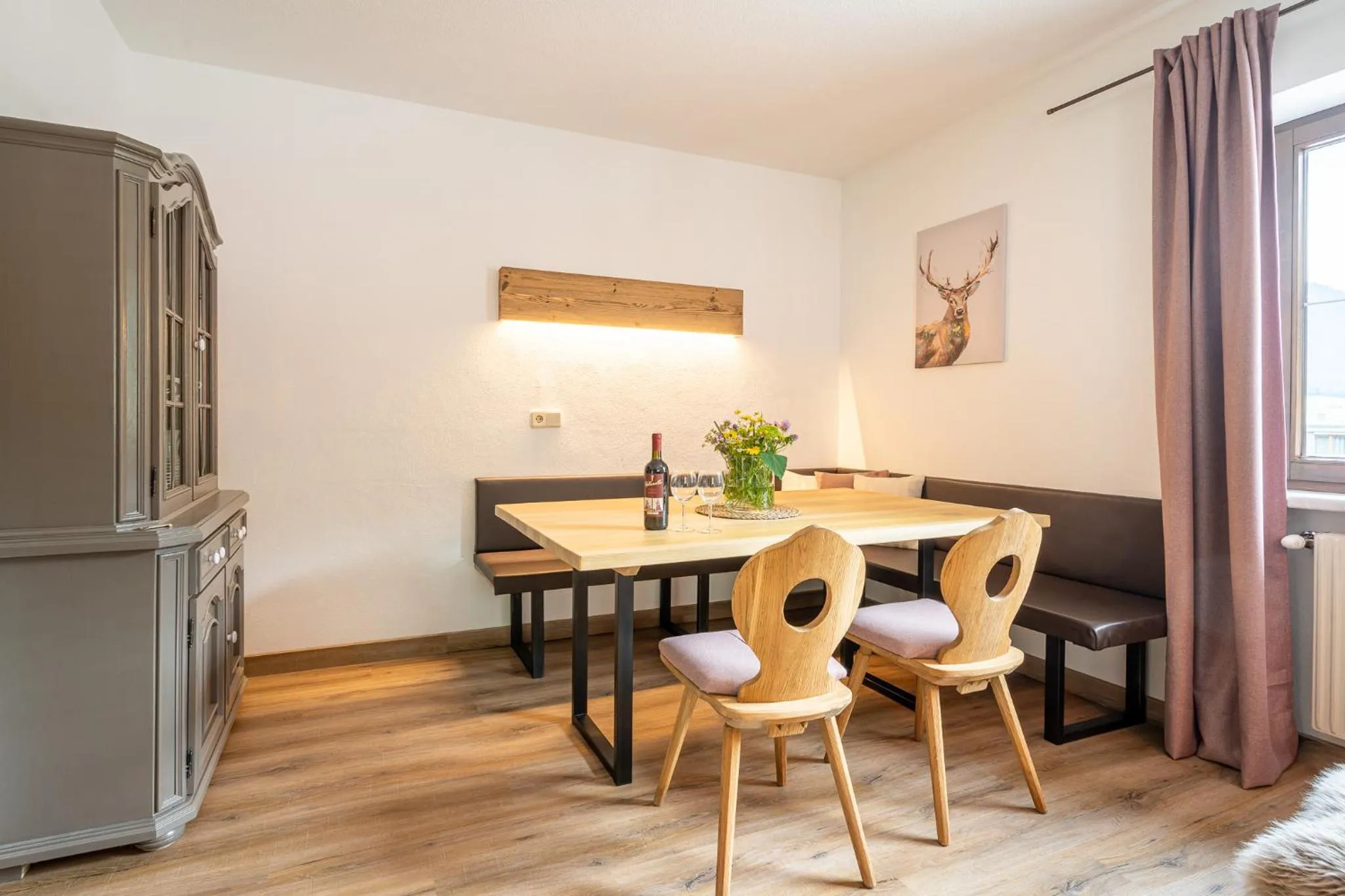 Dining area in Appartement Residenz Schatz